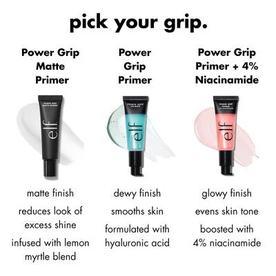 e.l.f. Power Grip Matte Primer 0.87 fl oz - Imperfect Container - Image 9