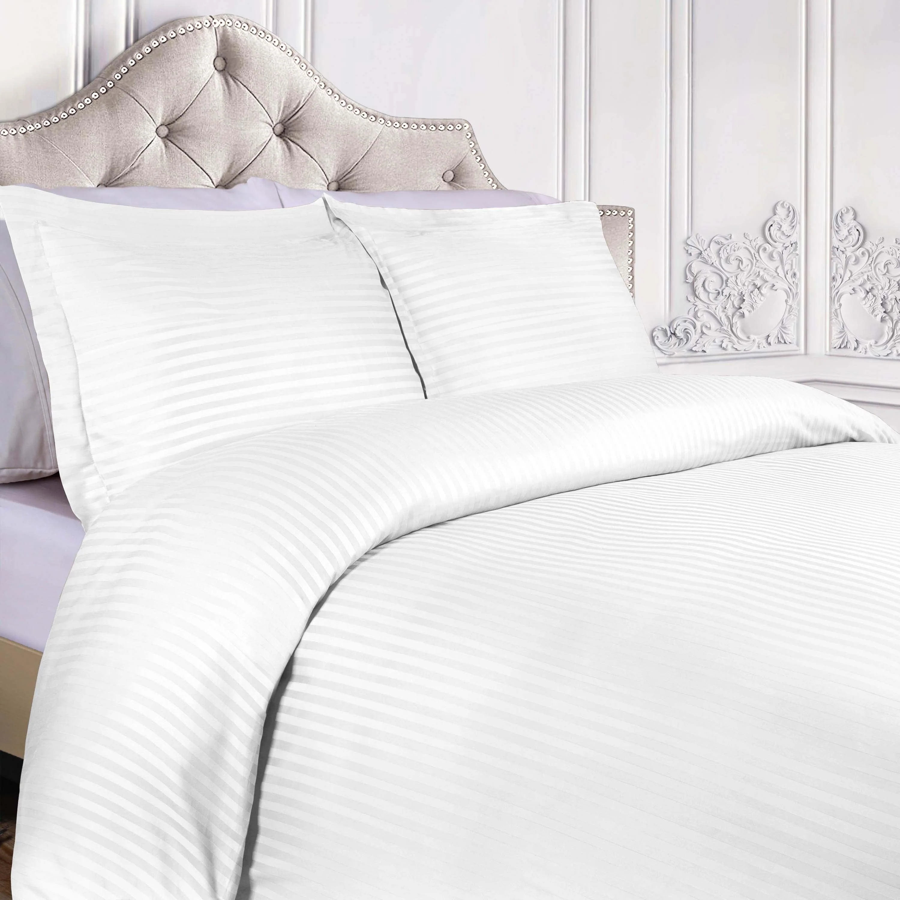 Egyptian Cotton 300 Thread Count Duvet Cover Set - Image 2
