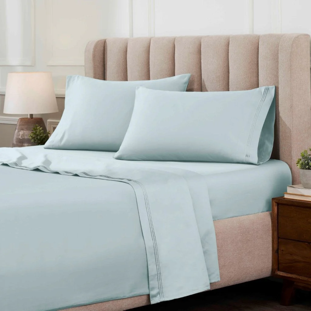 Egyptian Cotton Sateen Sheet Set 1000 Thread Count - Image 4