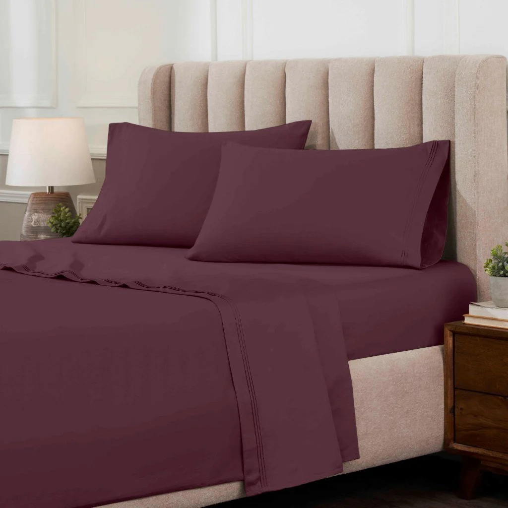 Egyptian Cotton Sateen Sheet Set 1000 Thread Count - Image 8