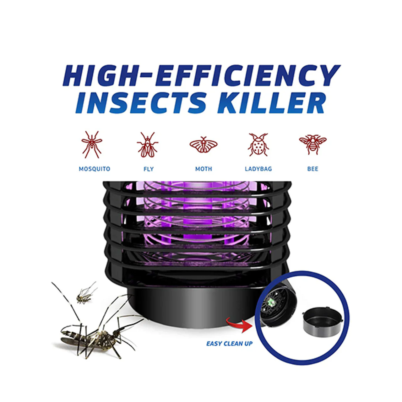 Electric Bug Zapper for Indoor and Outdoor Use - Image 4