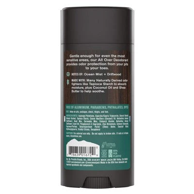 Every Man Jack All Over Solid Deodorant Coastal Surf 2.6oz - Imperfect Container - Image 11