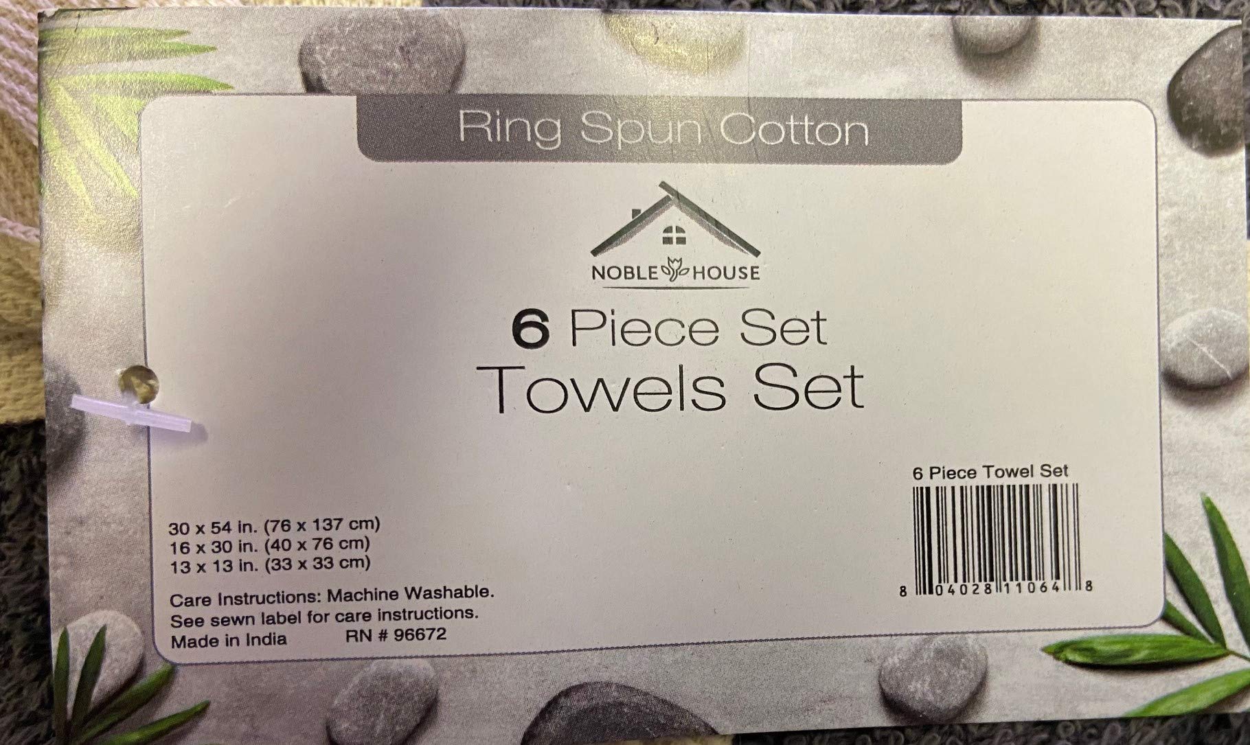 Faith, Hope, Love Home Decor Bathessentials 100% Cotton Extra Heavy 6 Piece Bath Towel Set - Image 20