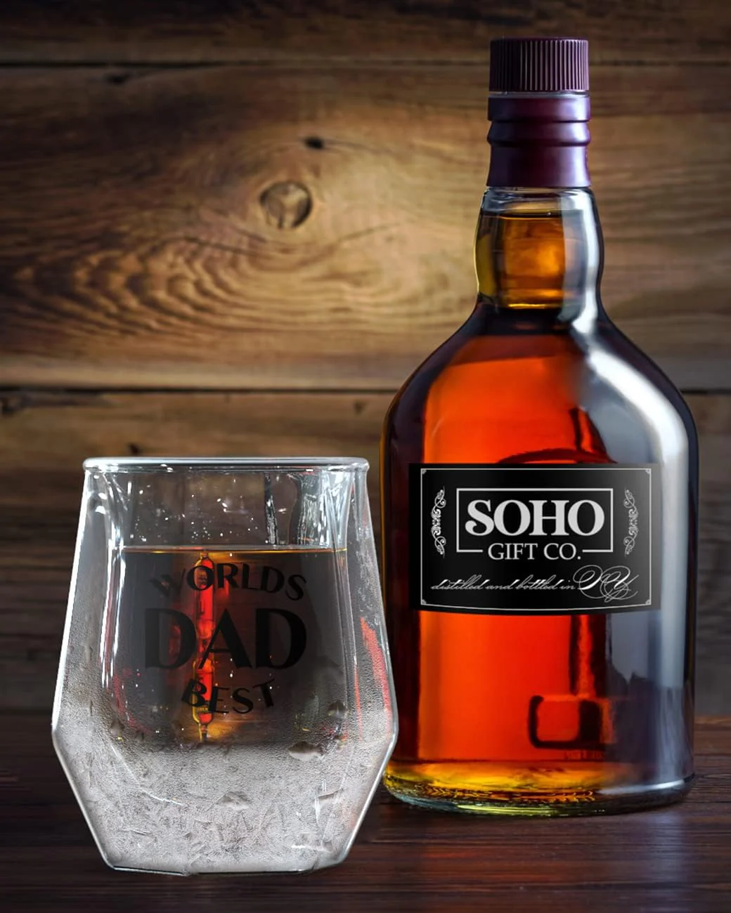 Freezer Whiskey Glass Gift for Dad - Insulated 7oz Frozen Chiller Cup (7oz) Enjoy Ice Cold Scotch and Bourbon - Drinking Gift (Gift Boxed) - Image 6