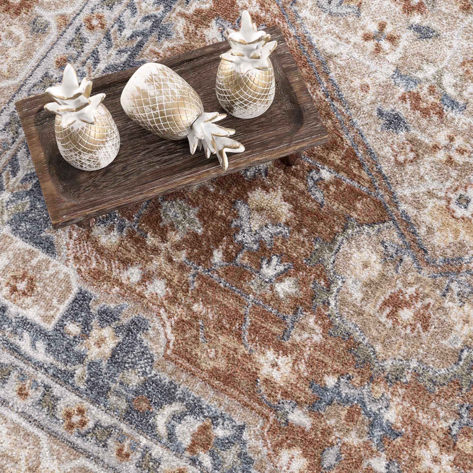 Gael Rust Boutique Washable Rug - Image 12
