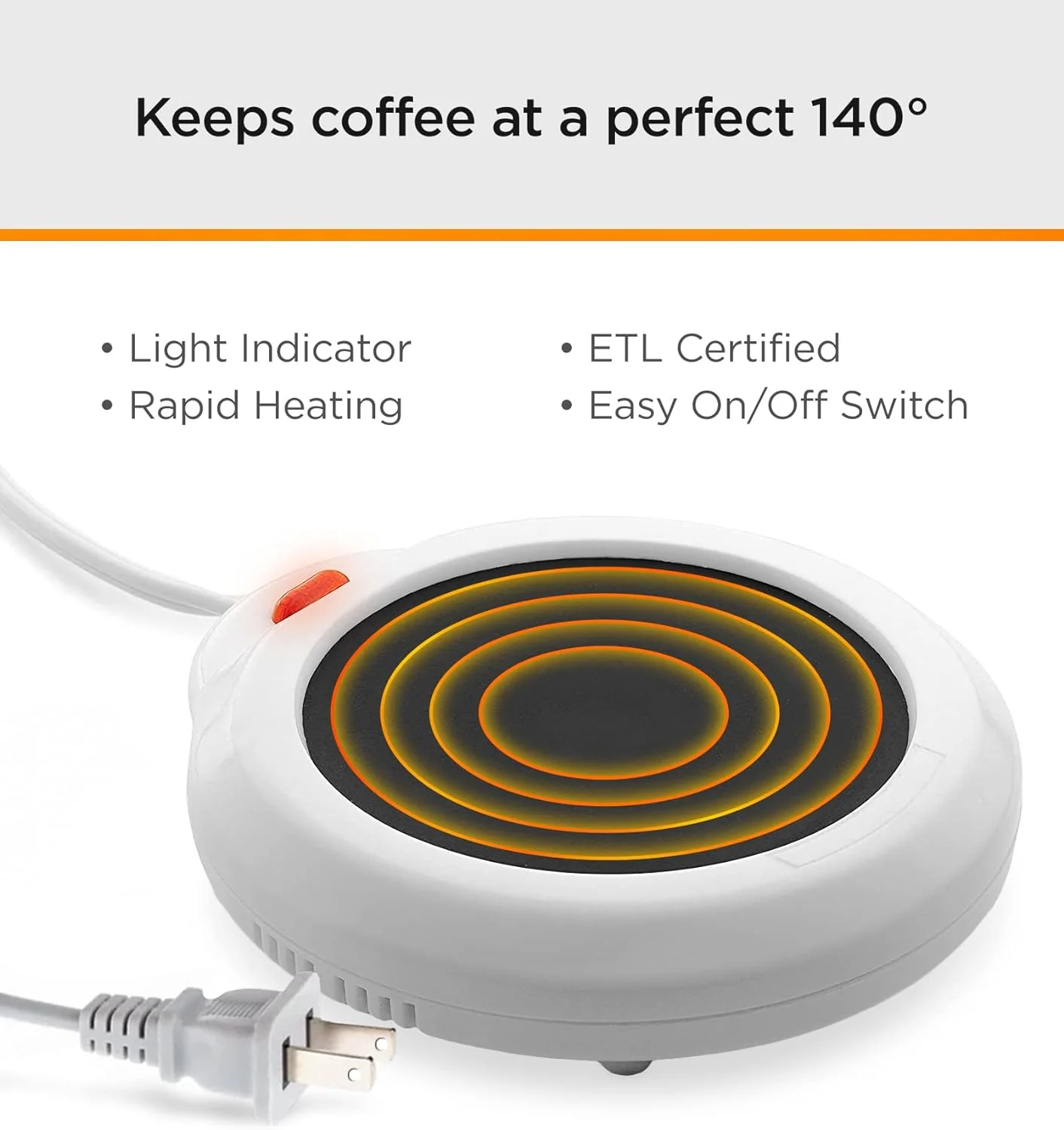 Gift for Mom from Daughter/Son, Coffee Lover Mug with Electric Heated Warmer - Unique Gift Idea for Mothers Day, Birthday, Christmas, 12oz Best Mom Ever (Gift Boxed) - Image 3