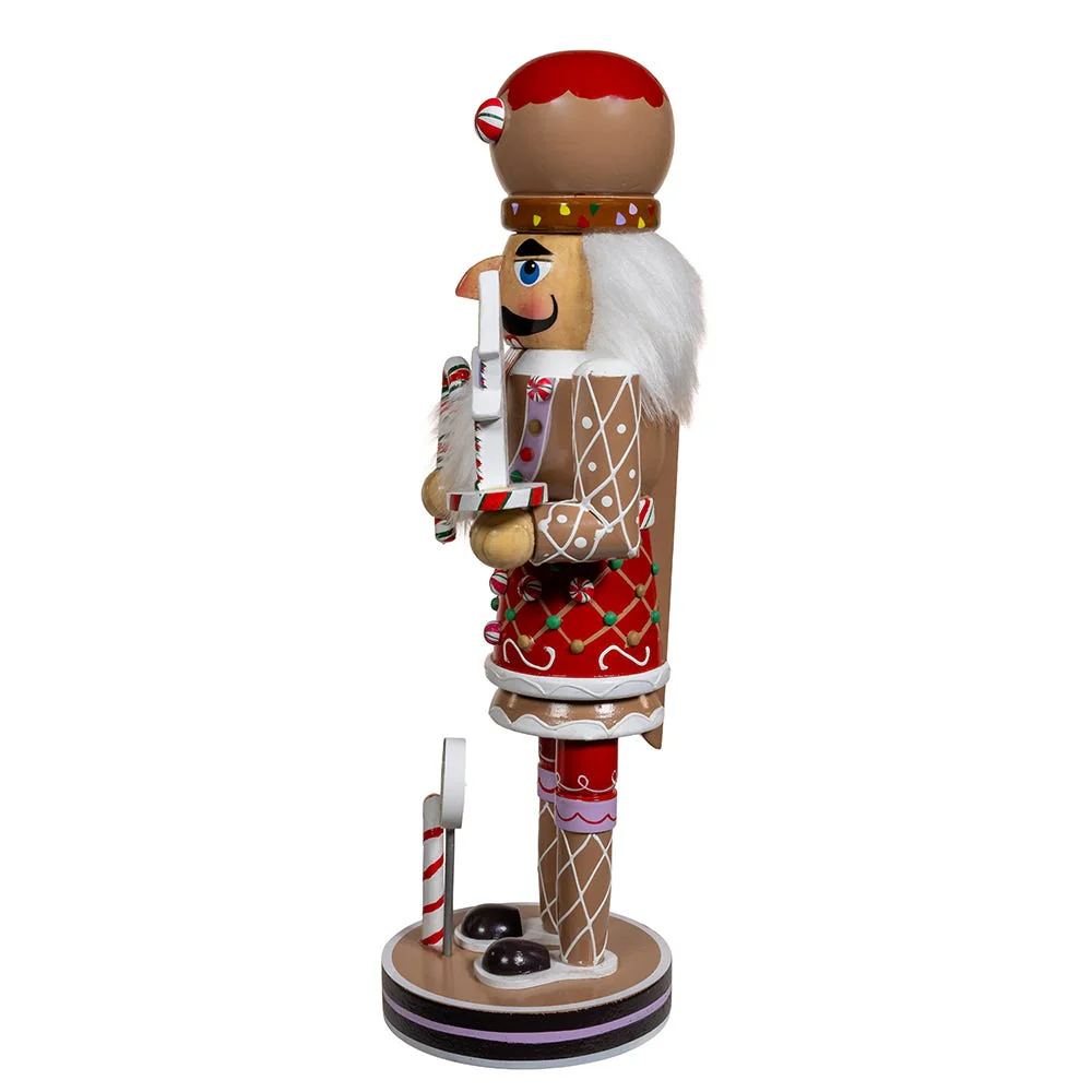 Gingerbread Nutcracker - 12 Inch - Image 4
