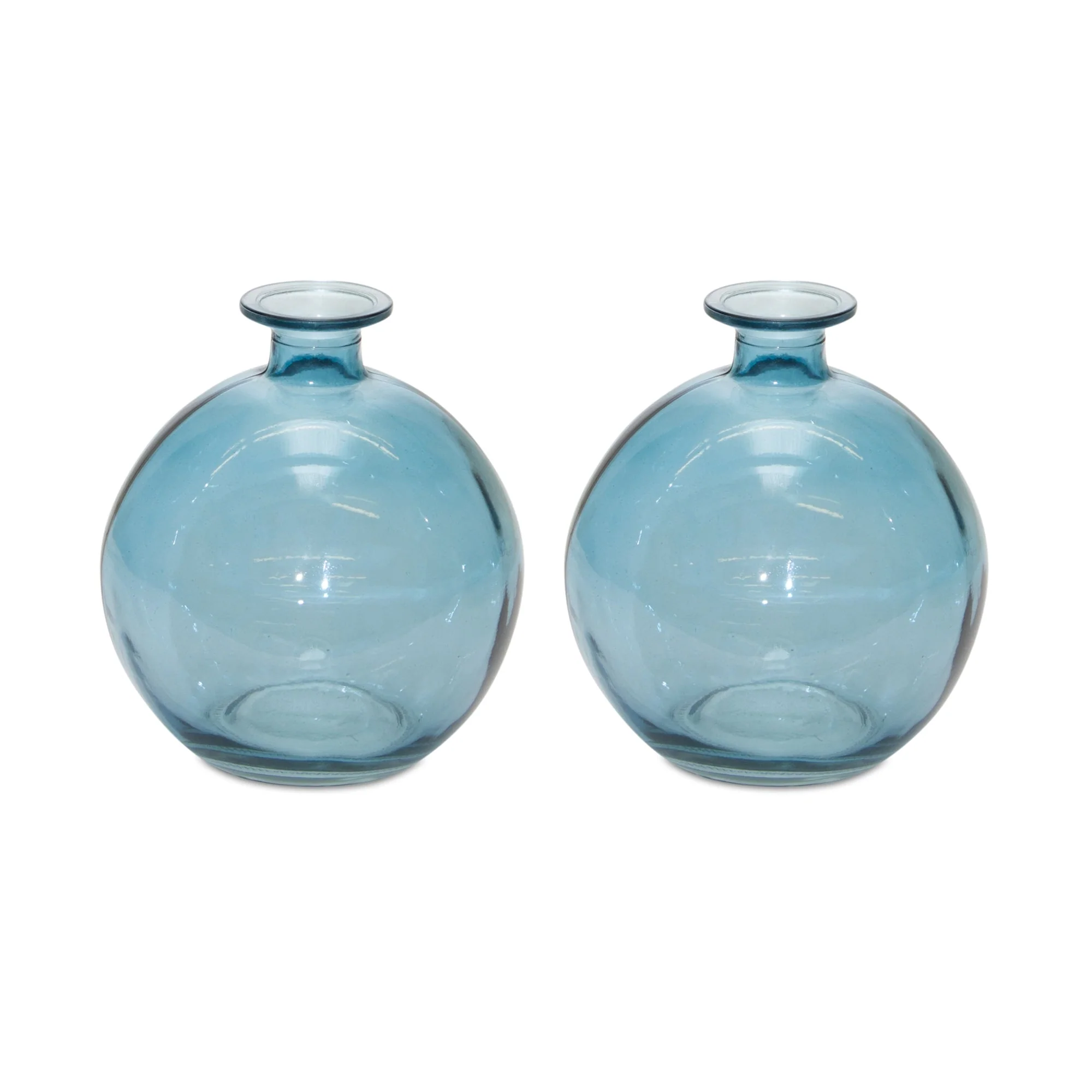 Glass Bubble Vase (Set of 2)