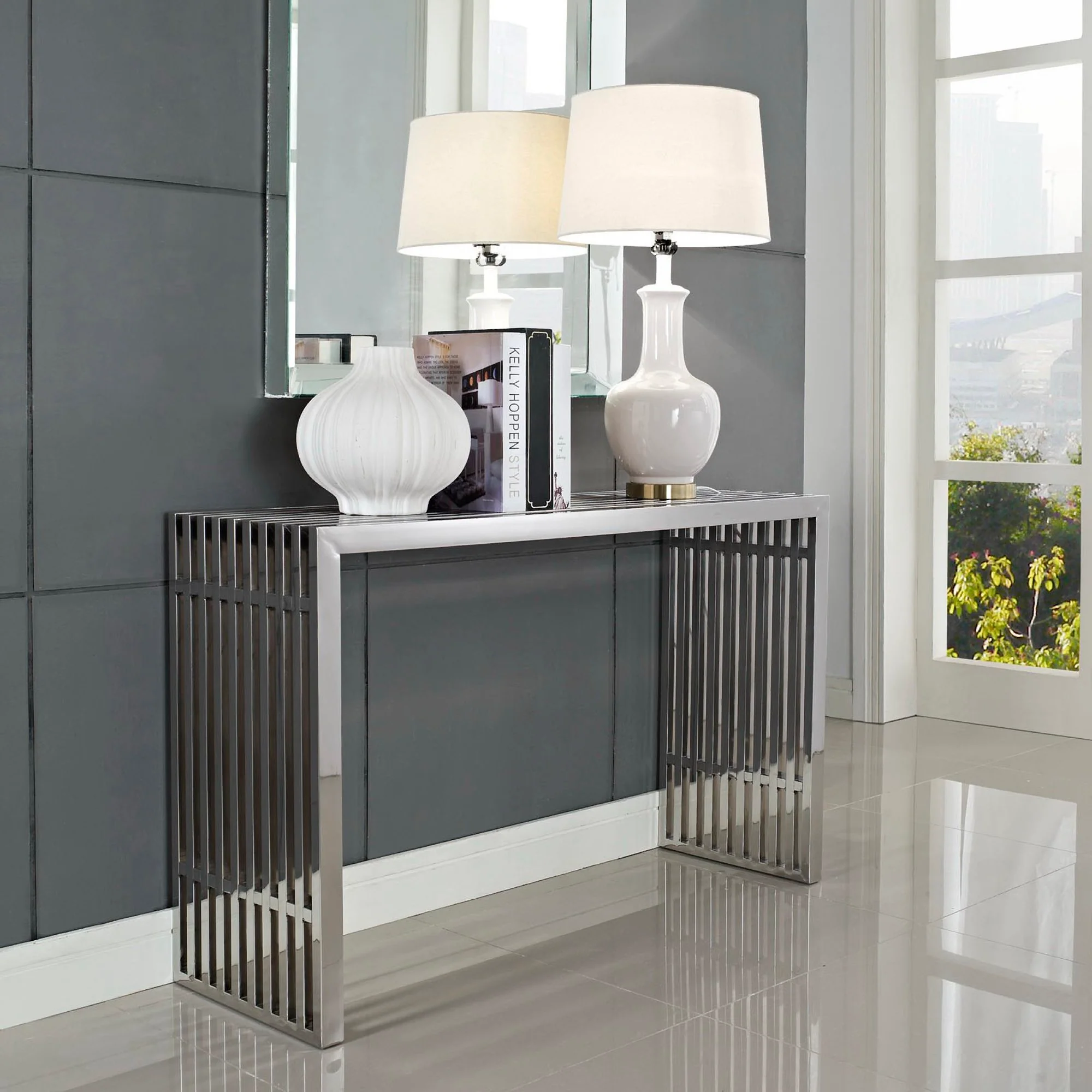 Gridiron Console Table by Modway - Image 4