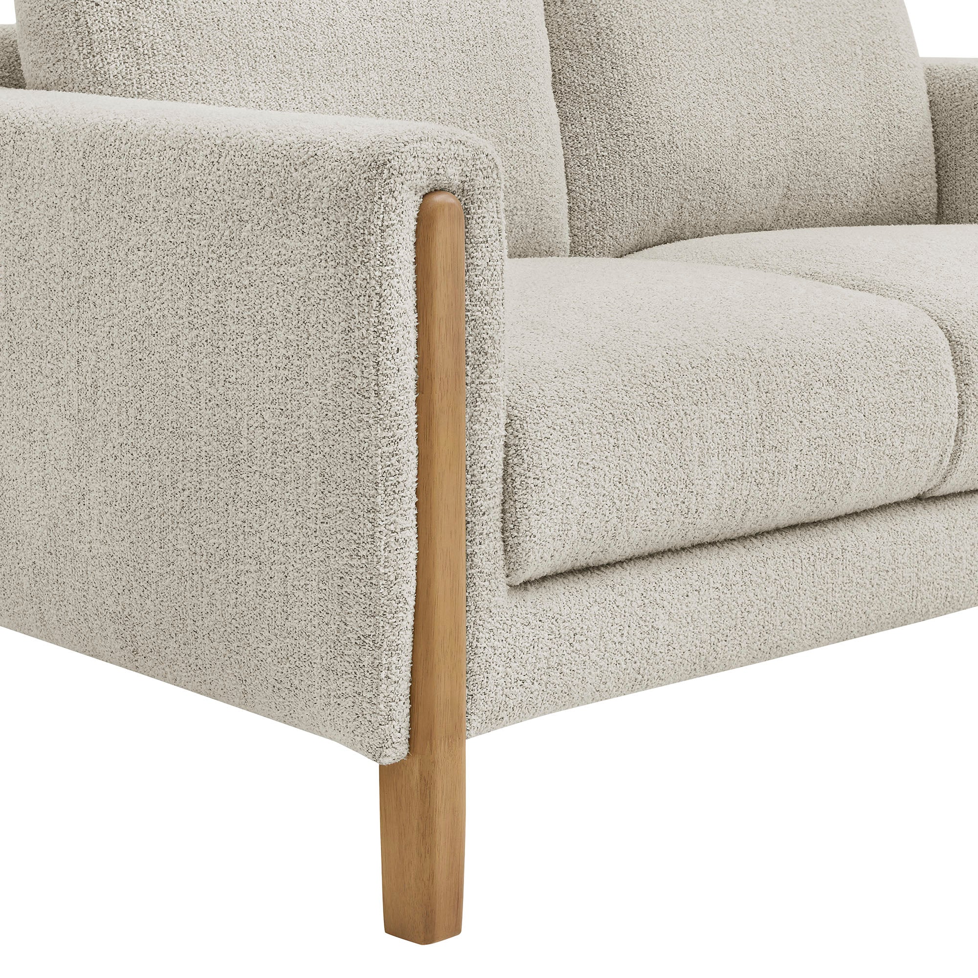 Hawken Boucle Fabric Loveseat by Modway - Image 8