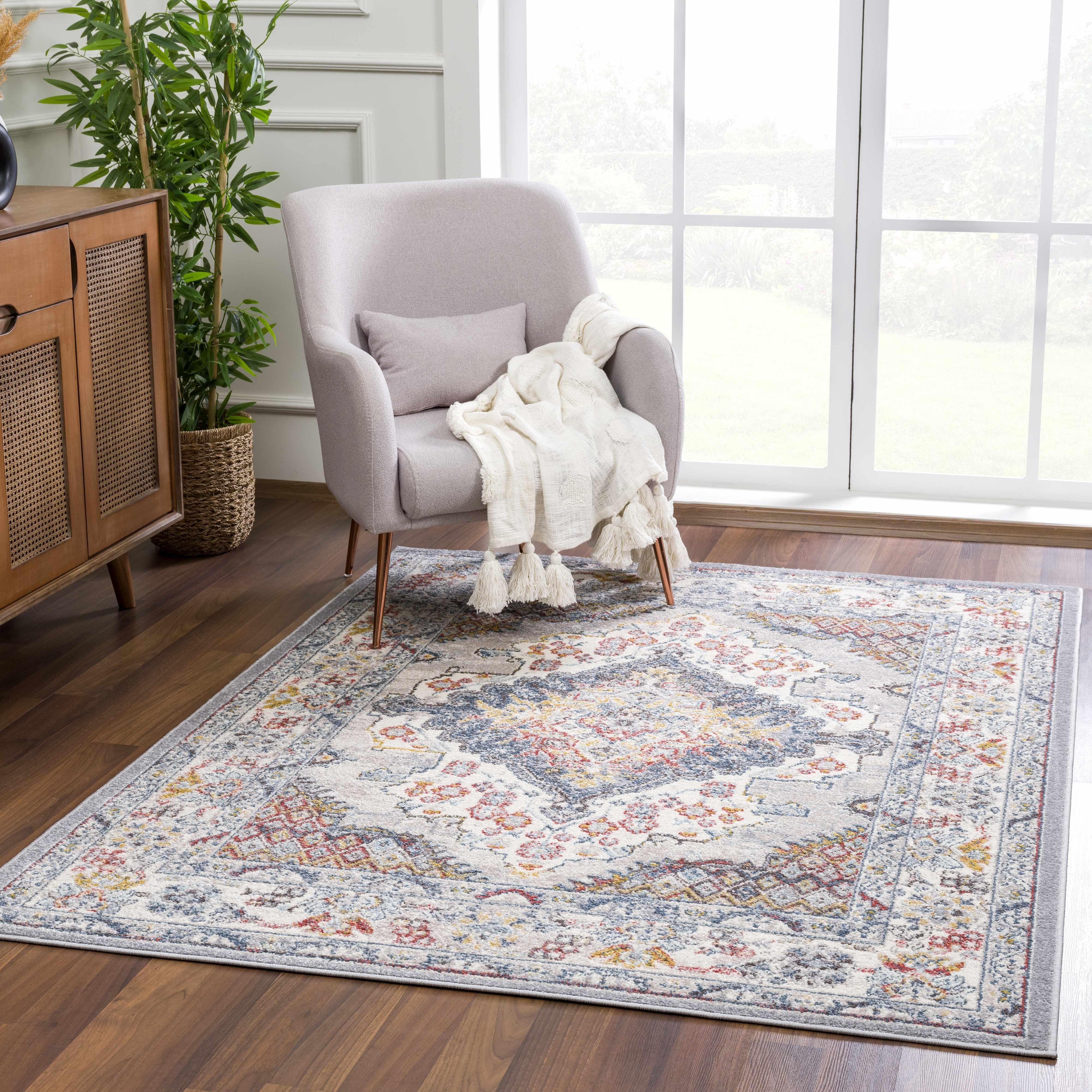 Haymond Area Rug Medium Pile Polypropylene Traditional Rug - Image 13