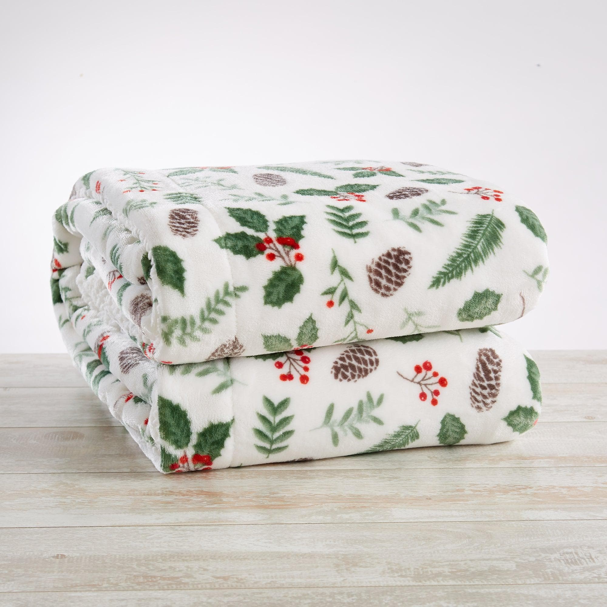 Holiday Sherpa Throw - Esmay Collection - Image 36