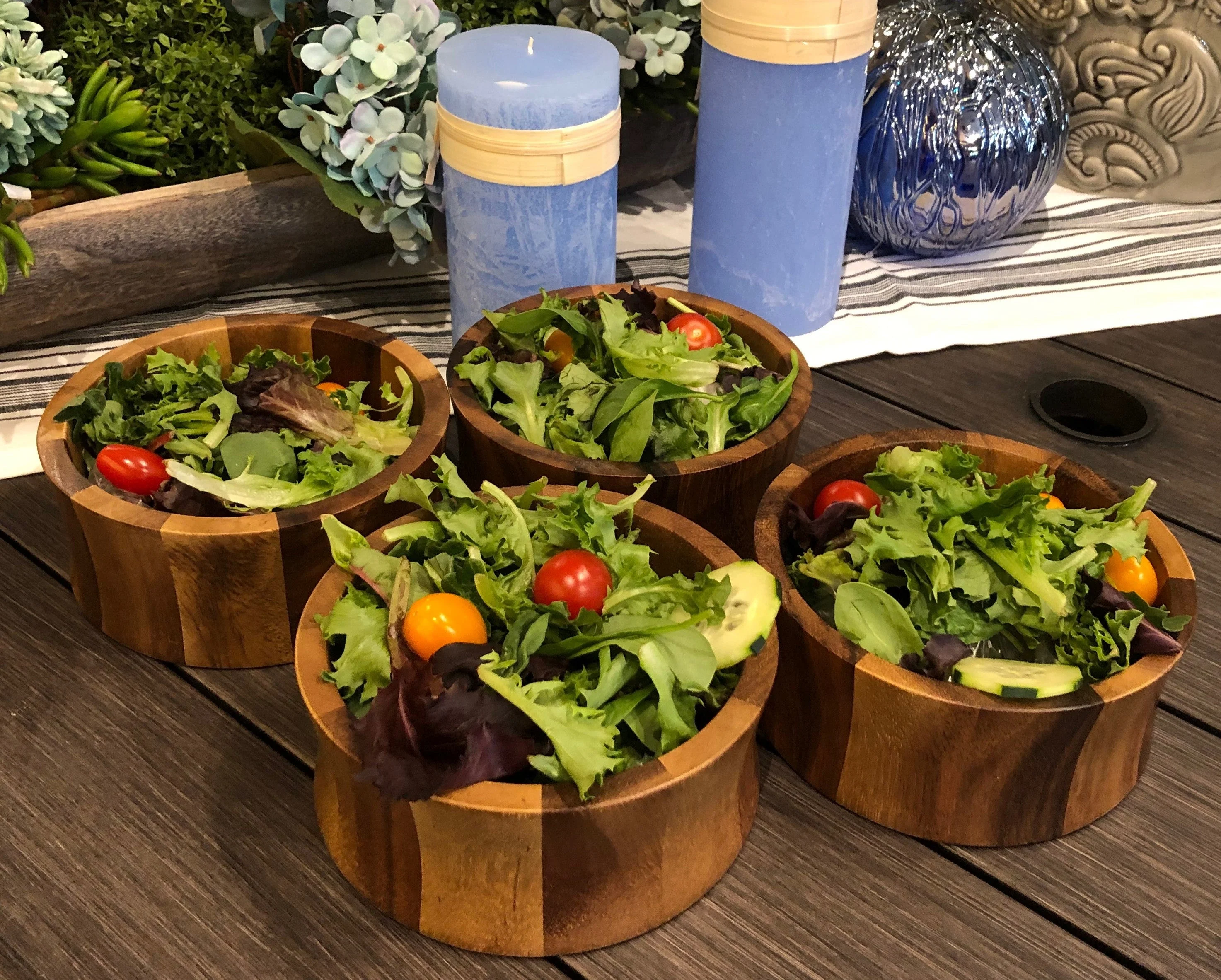 Individual Salad Bowl x 4- 328A4 - Image 2