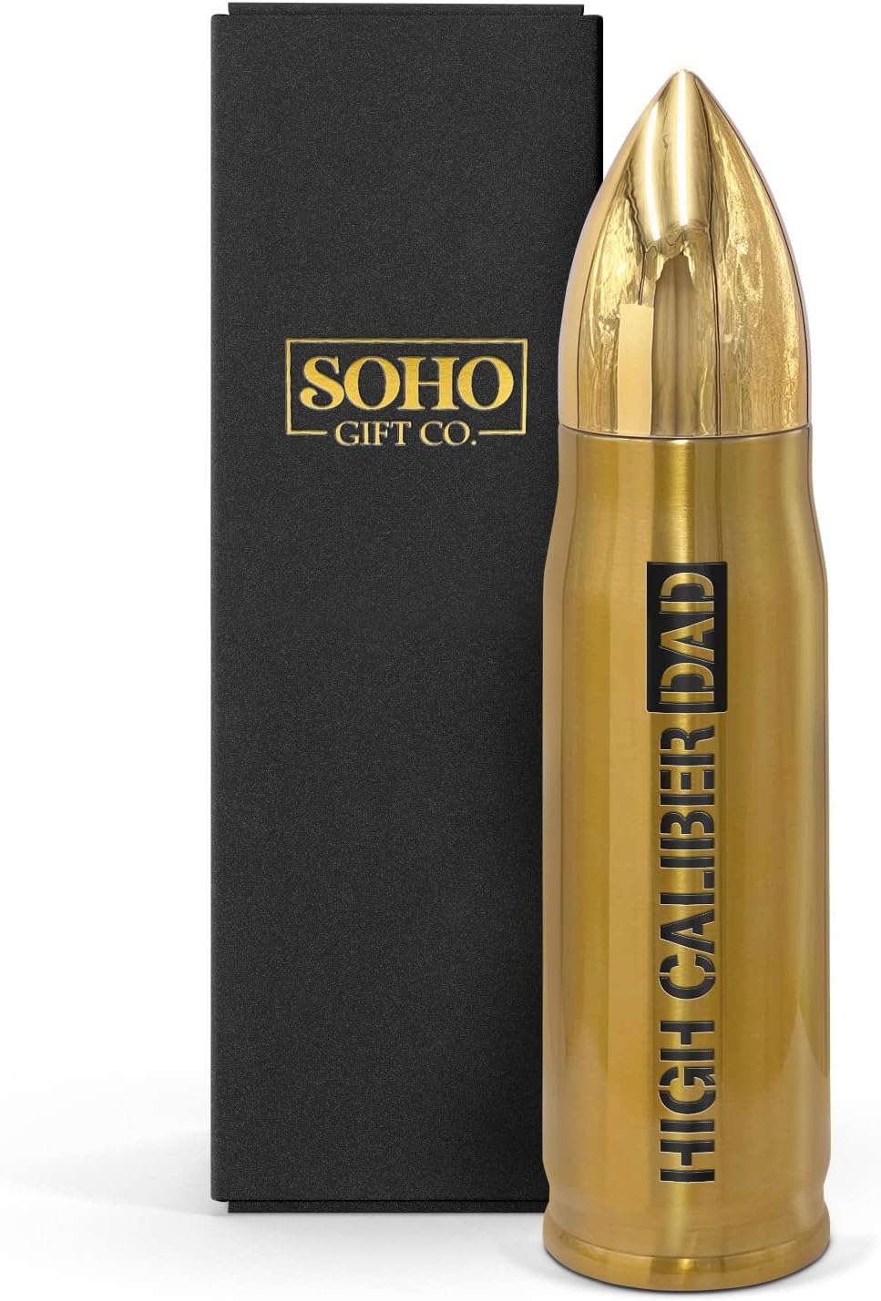 Insulated Stainless Steel Bullet Water Bottle - Perfect Gift for Father's Day or Christmas - Image 11