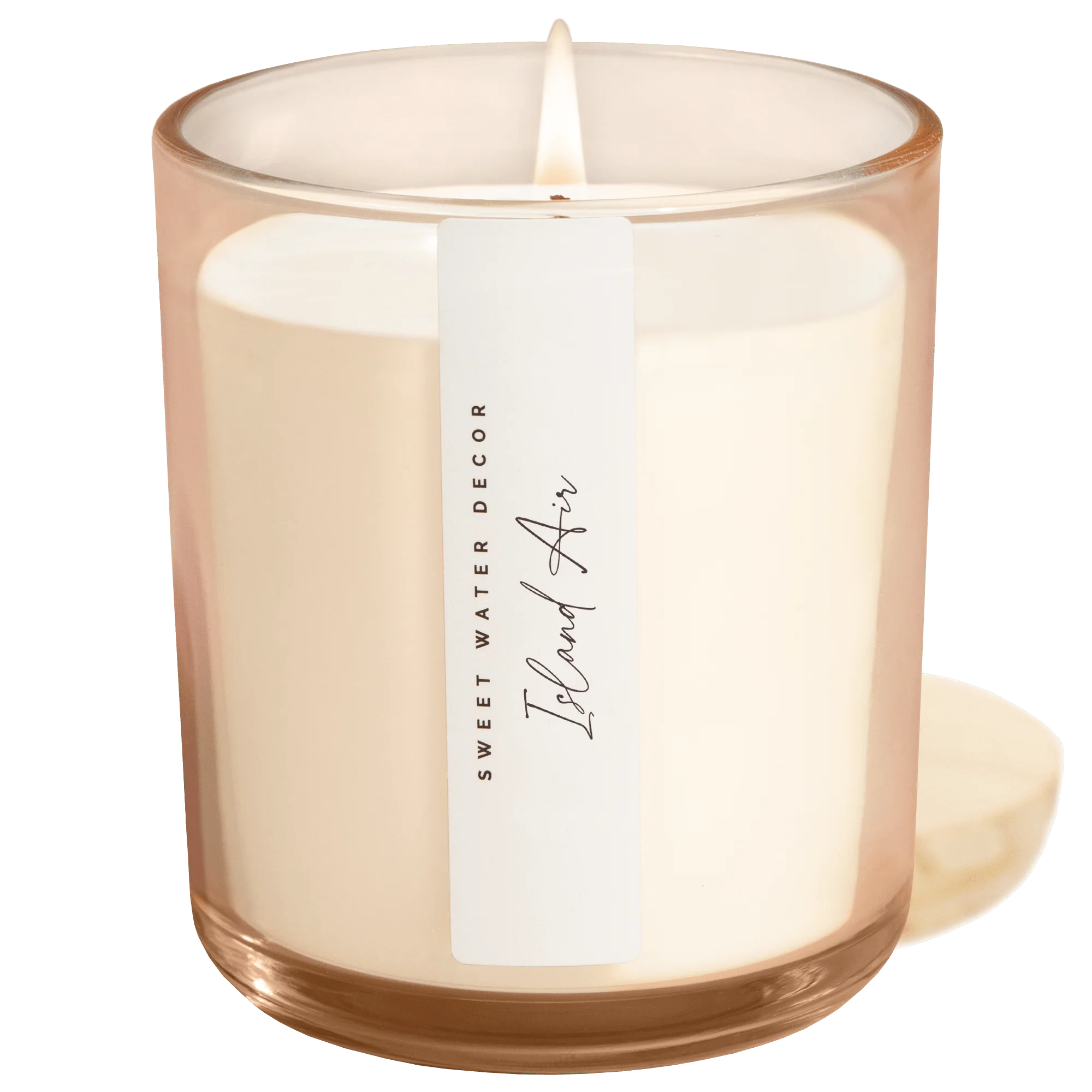 Island Air Soy Candle - Tinted Glass Jar - 12 oz - Image 2
