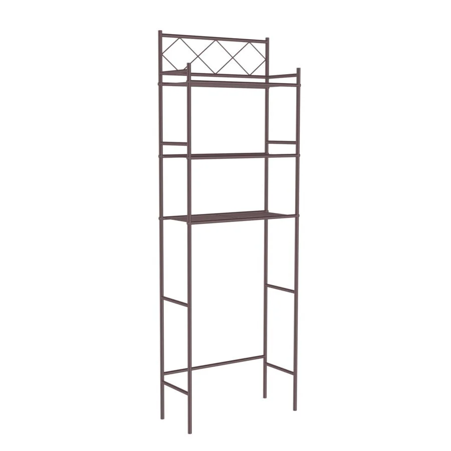 J&V TEXTILES 3-Shelf Metal Bathroom Organizer Over The Toilet, Bathroom Space Saver - Image 6