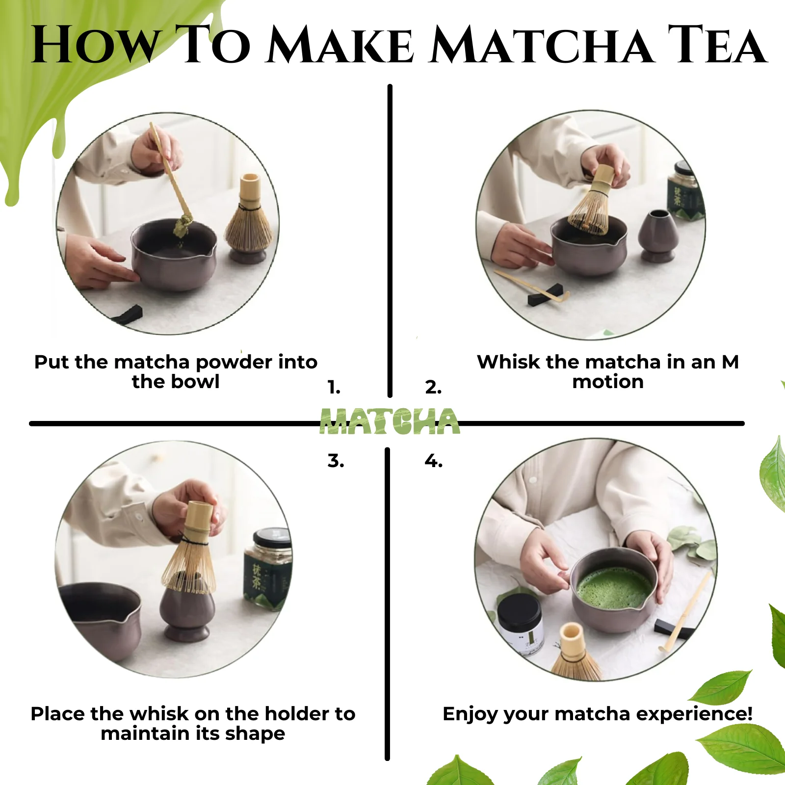 Japanese Matcha Set, Bronze - Image 3