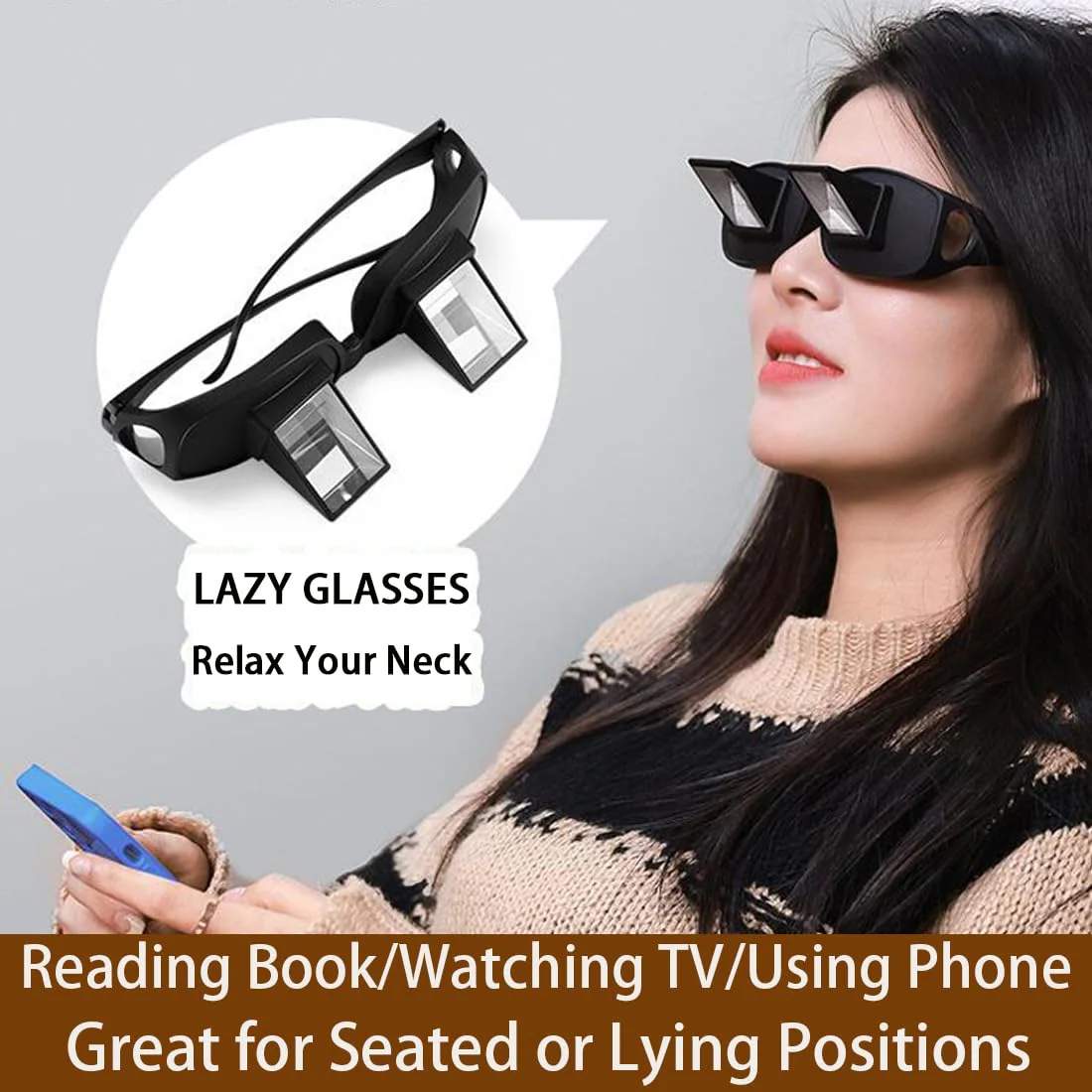 Lazy Reader Glasses - Myopia Relief for Bed Reading & TV Viewing - Image 12
