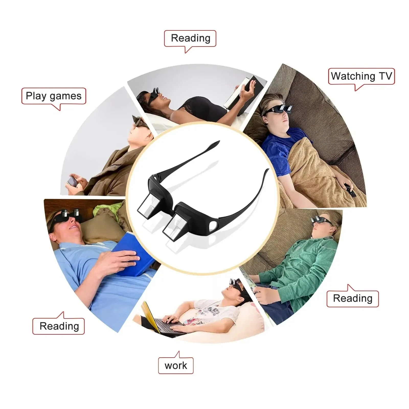 Lazy Reader Glasses - Myopia Relief for Bed Reading & TV Viewing - Image 19
