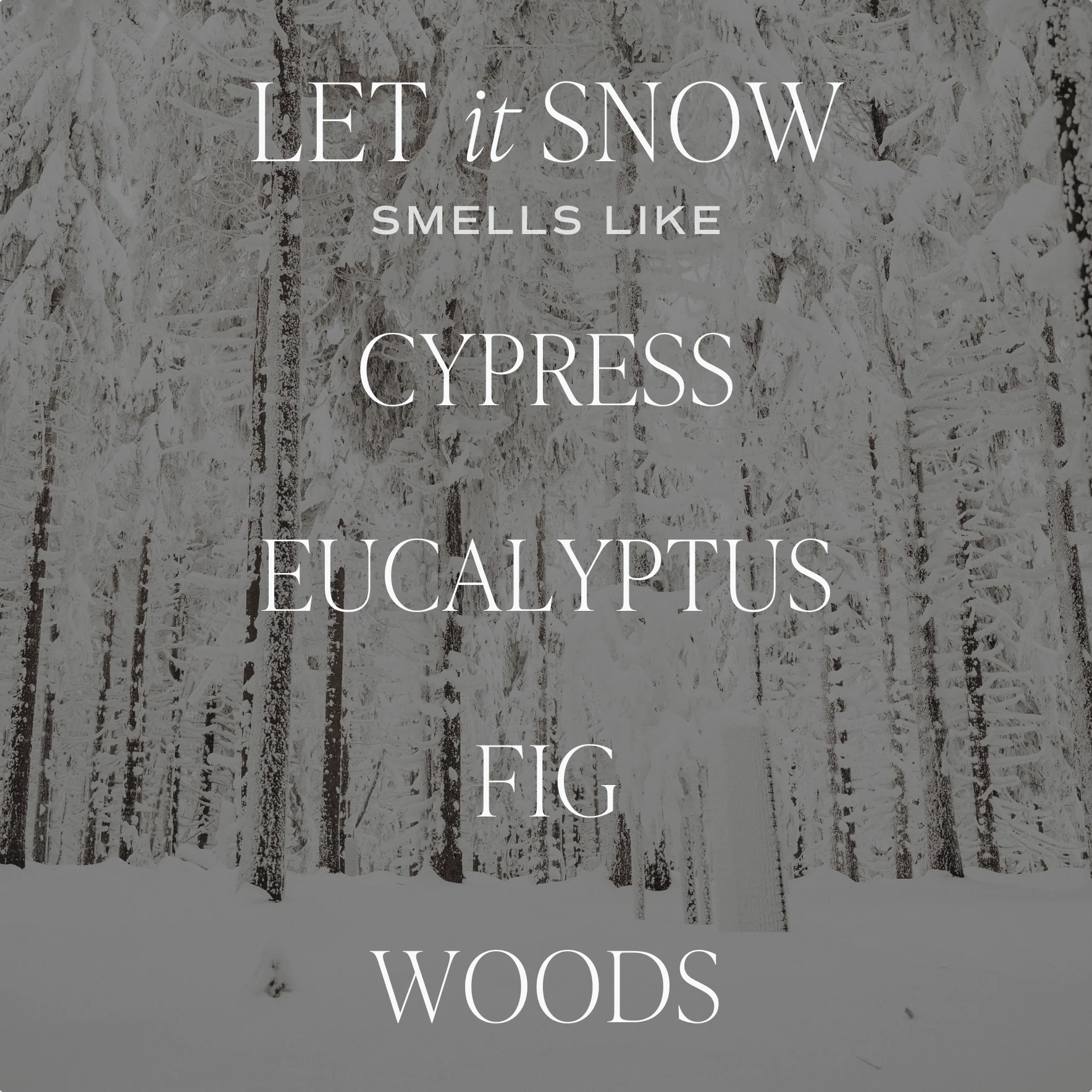 Let It Snow Soy Candle - 9 oz Amber Jar - Image 2