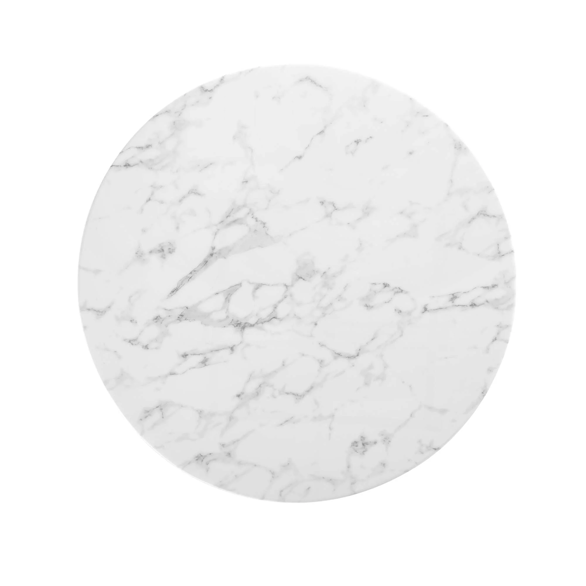 Lippa 40" Round Faux Marble Dining Table by Modway - Image 4