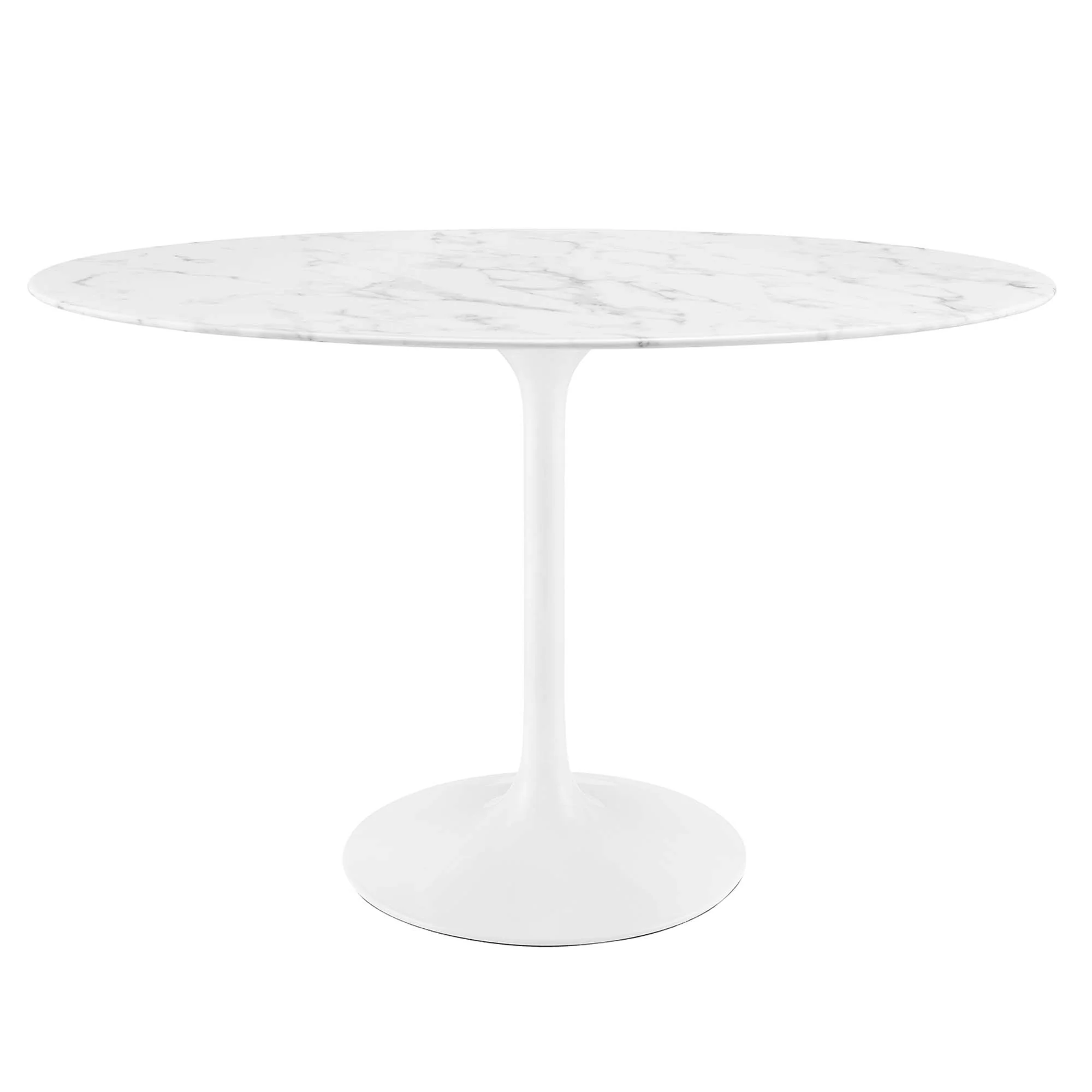 Lippa 48" Oval Faux Marble Dining Table by Modway