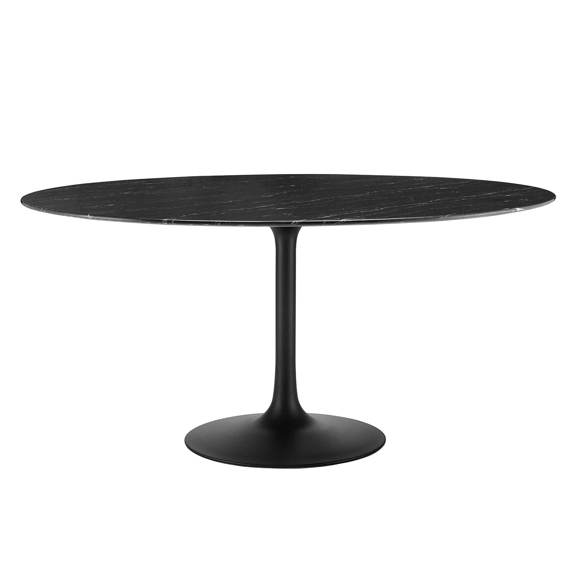 Lippa 60" Round Faux Marble Dining Table by Modway