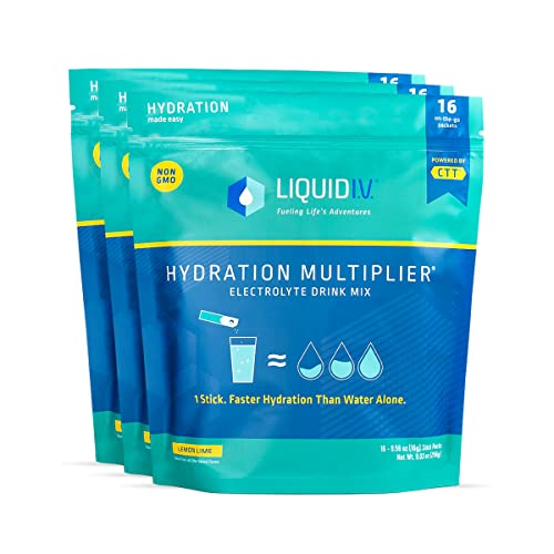 Liquid I.V. Hydration Multiplier Lemon Lime Electrolyte Drink Mix 16 Pack - Image 13