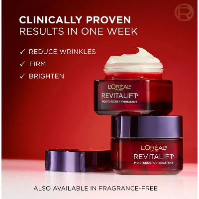 L'Oreal Paris Revitalift Triple Power Anti-Aging Face Moisturizer 1.7oz - New - Image 3
