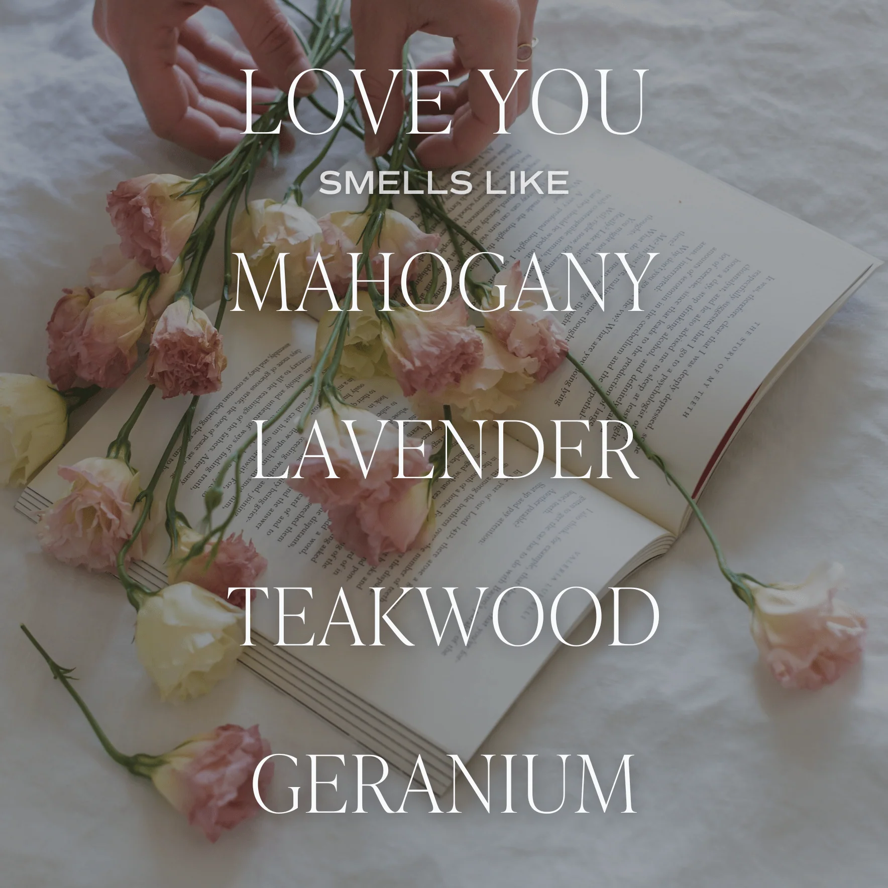 Love You Soy Candle Patterned - Clear Jar - 9 oz - Image 3