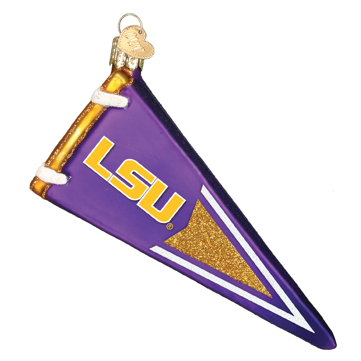LSU Pennant Ornament - Image 3