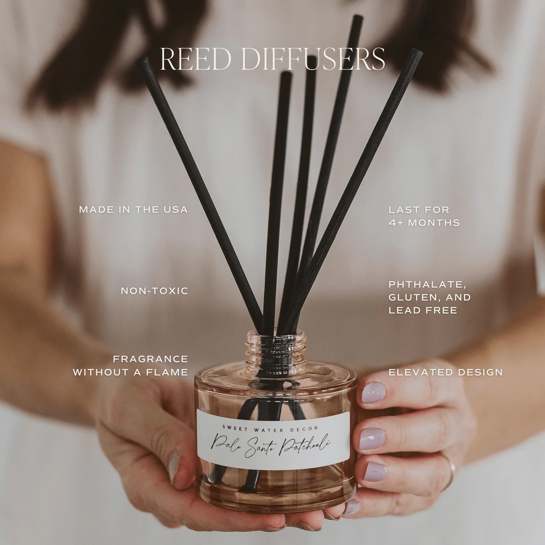 Luxury Getaway Tinted Glass Jar Reed Diffuser - Image 4