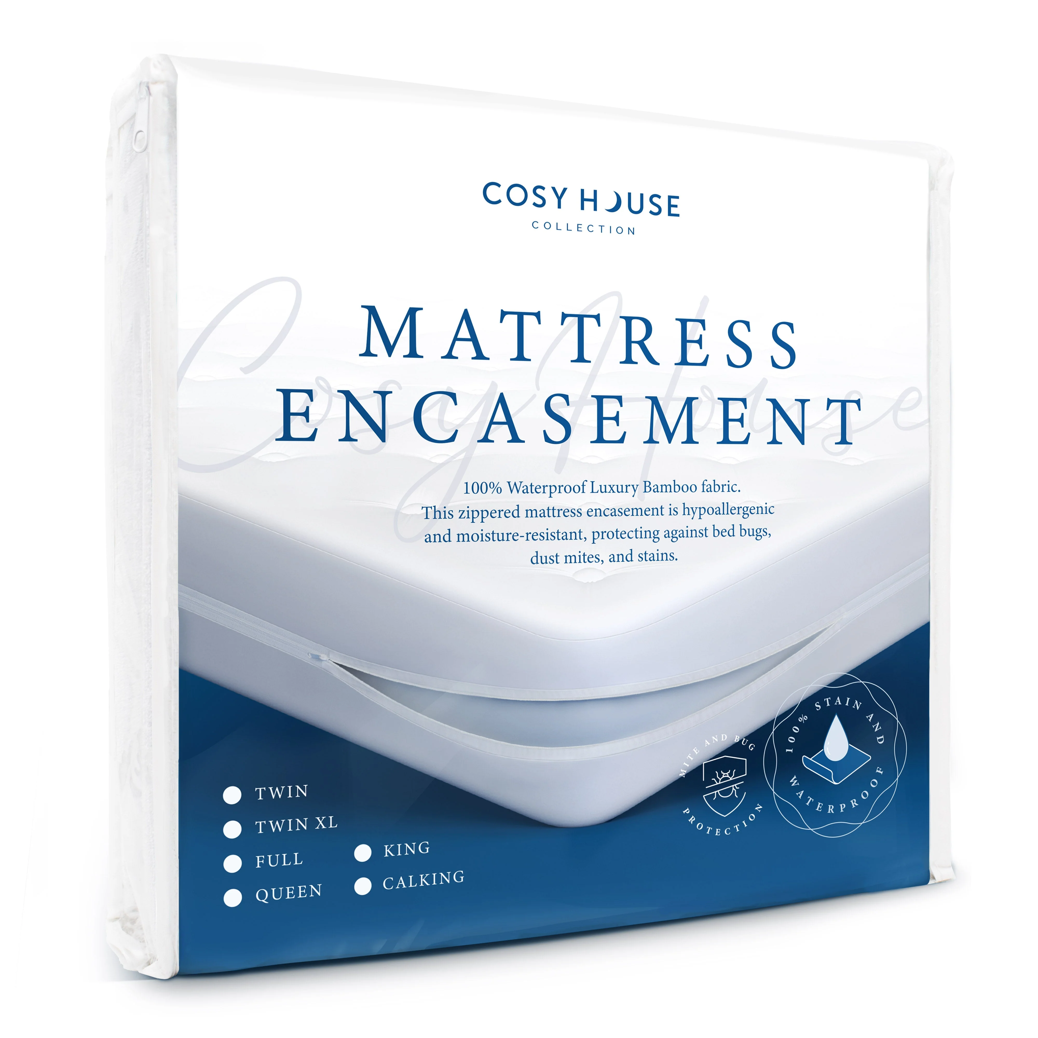 Luxury Zippered Bamboo Mattress Encasement - Image 7