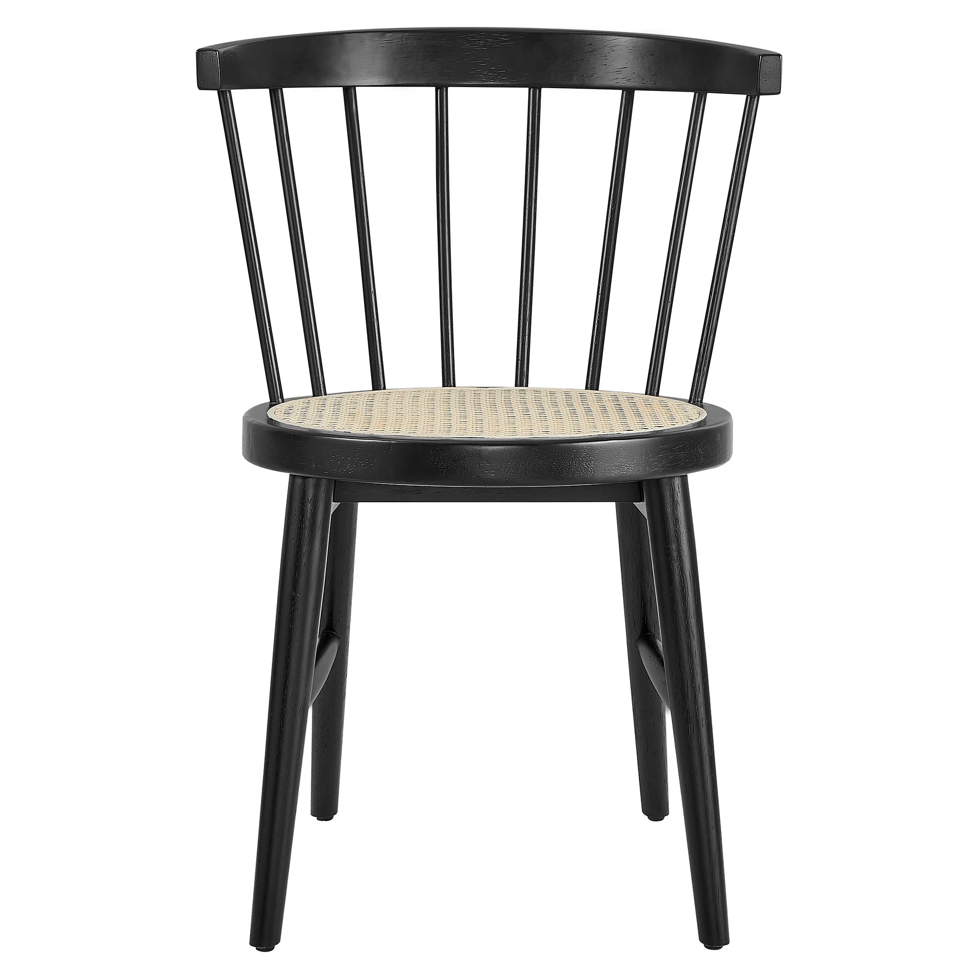 Lykke Curved Spindle Back Dining Chairs Set of 2 by Modway - Image 8
