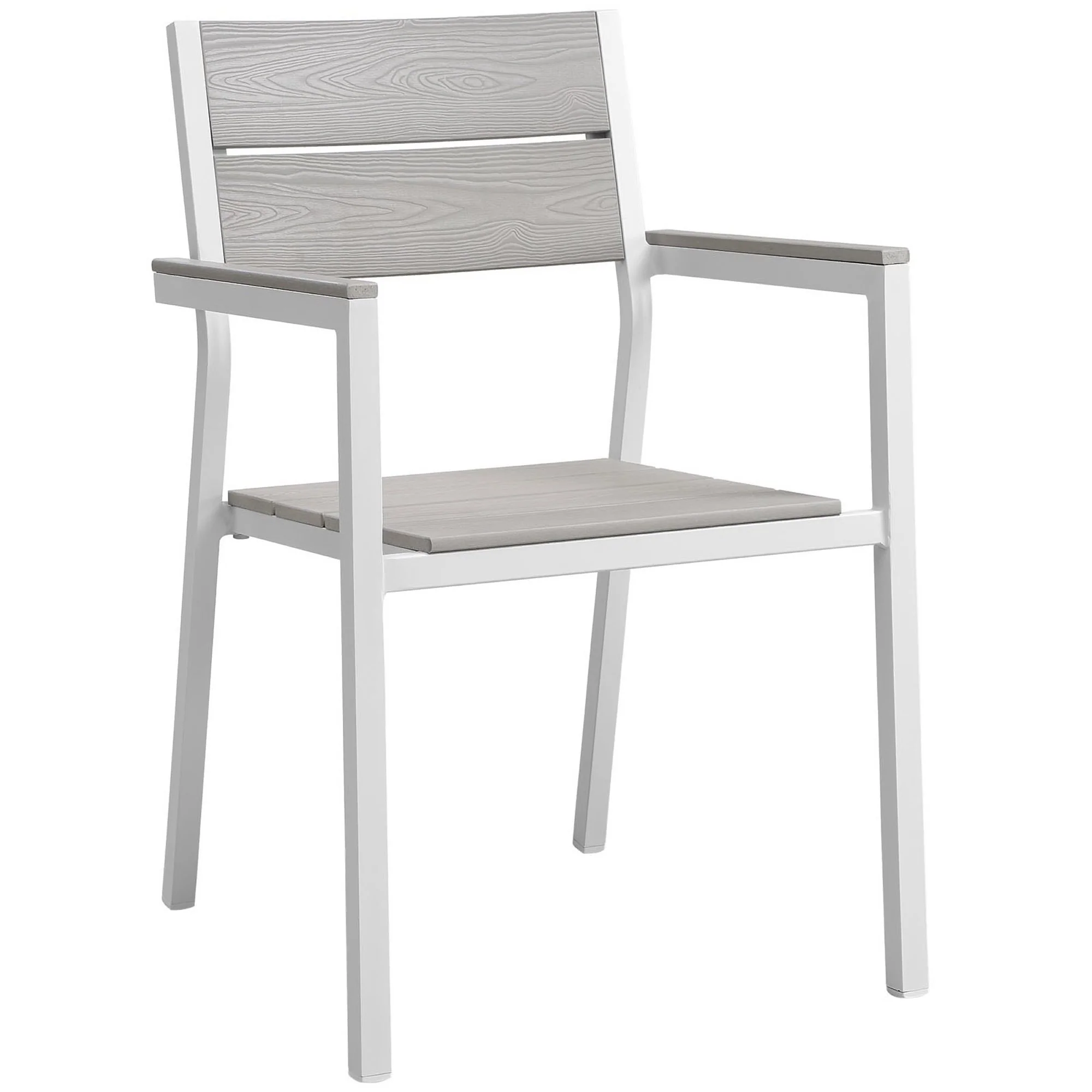 Maine Outdoor Patio Dining Armchair Set of 2 by Modway - Image 2