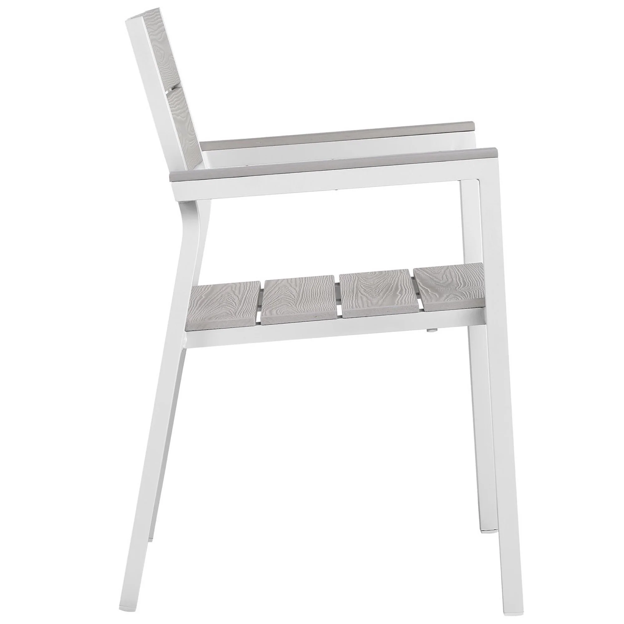 Maine Outdoor Patio Dining Armchair Set of 2 by Modway - Image 3
