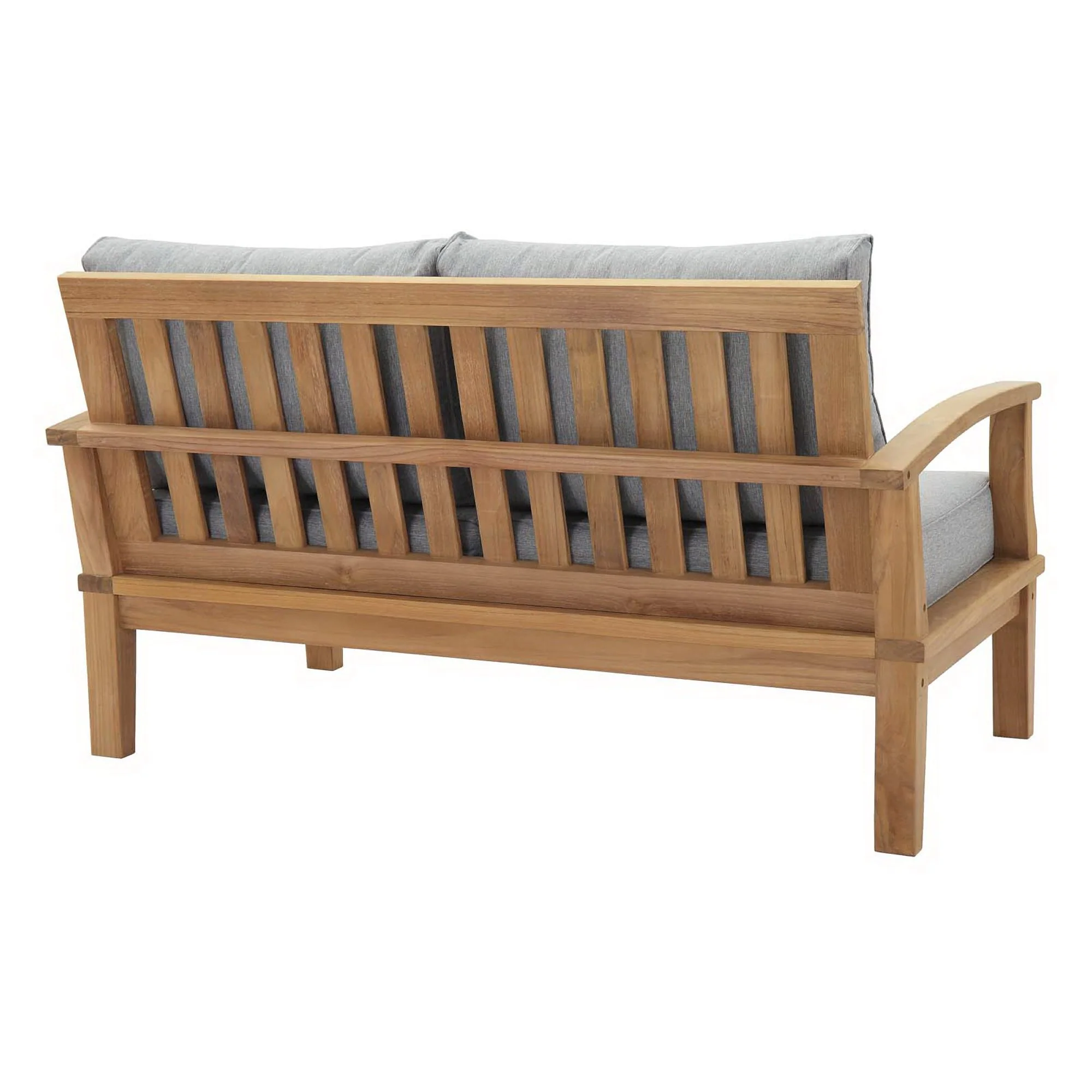 Marina Outdoor Patio Teak Loveseat by Modway - Image 13