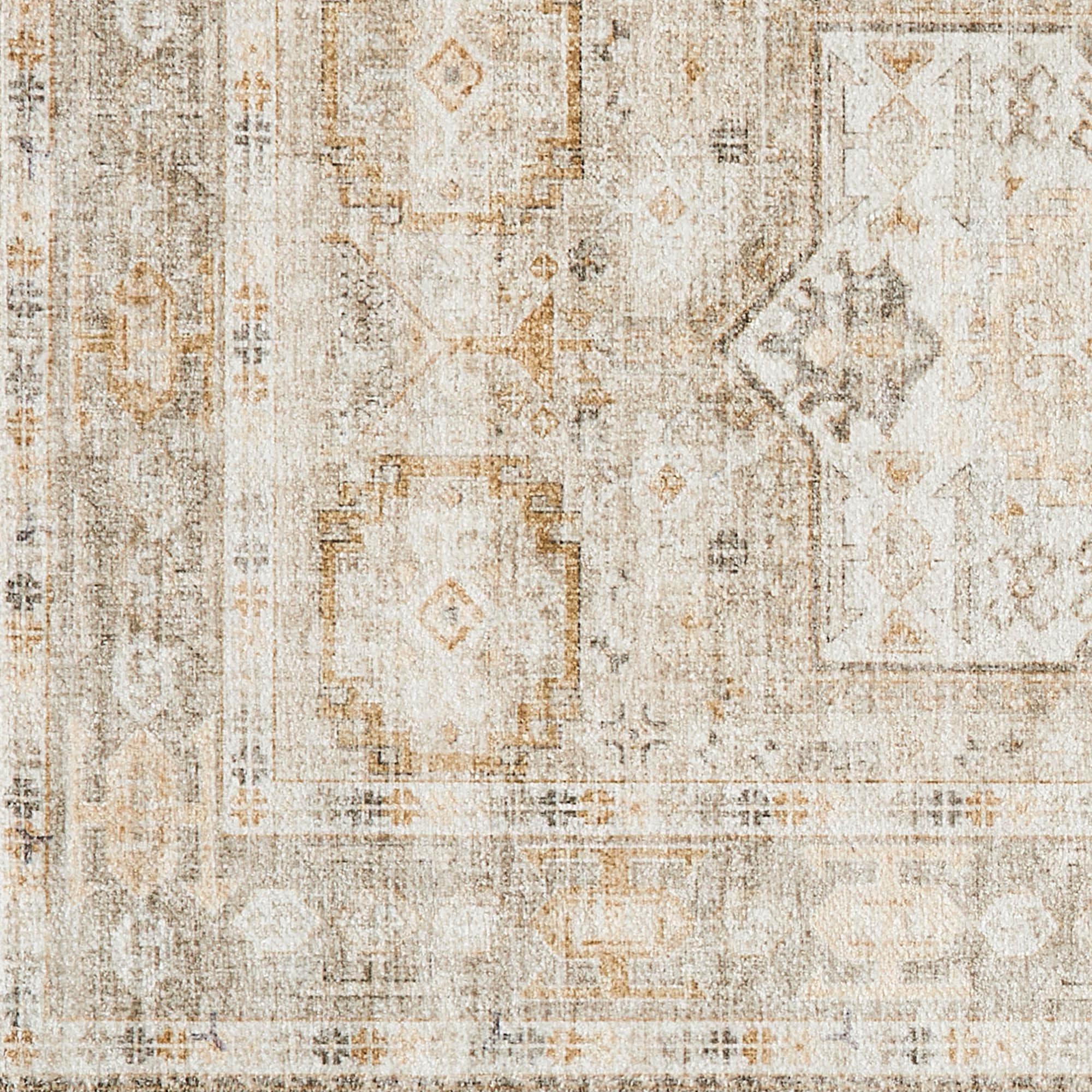 Medallion Machine Washable Accent Area Rug & Runner 2 Pack - Nava Collection - Image 10