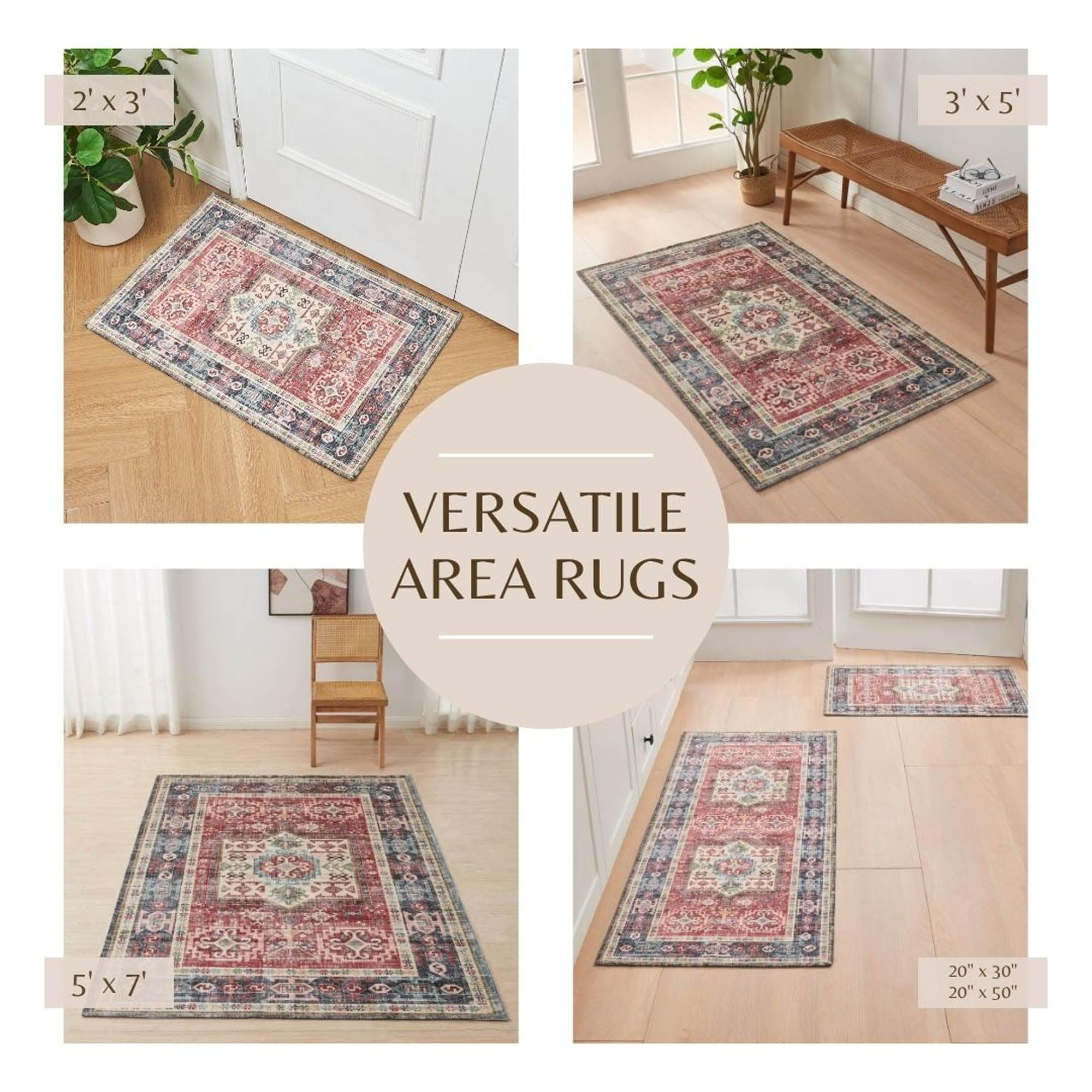Medallion Machine Washable Accent Runner 24 x 7 - Nava Collection - Image 13