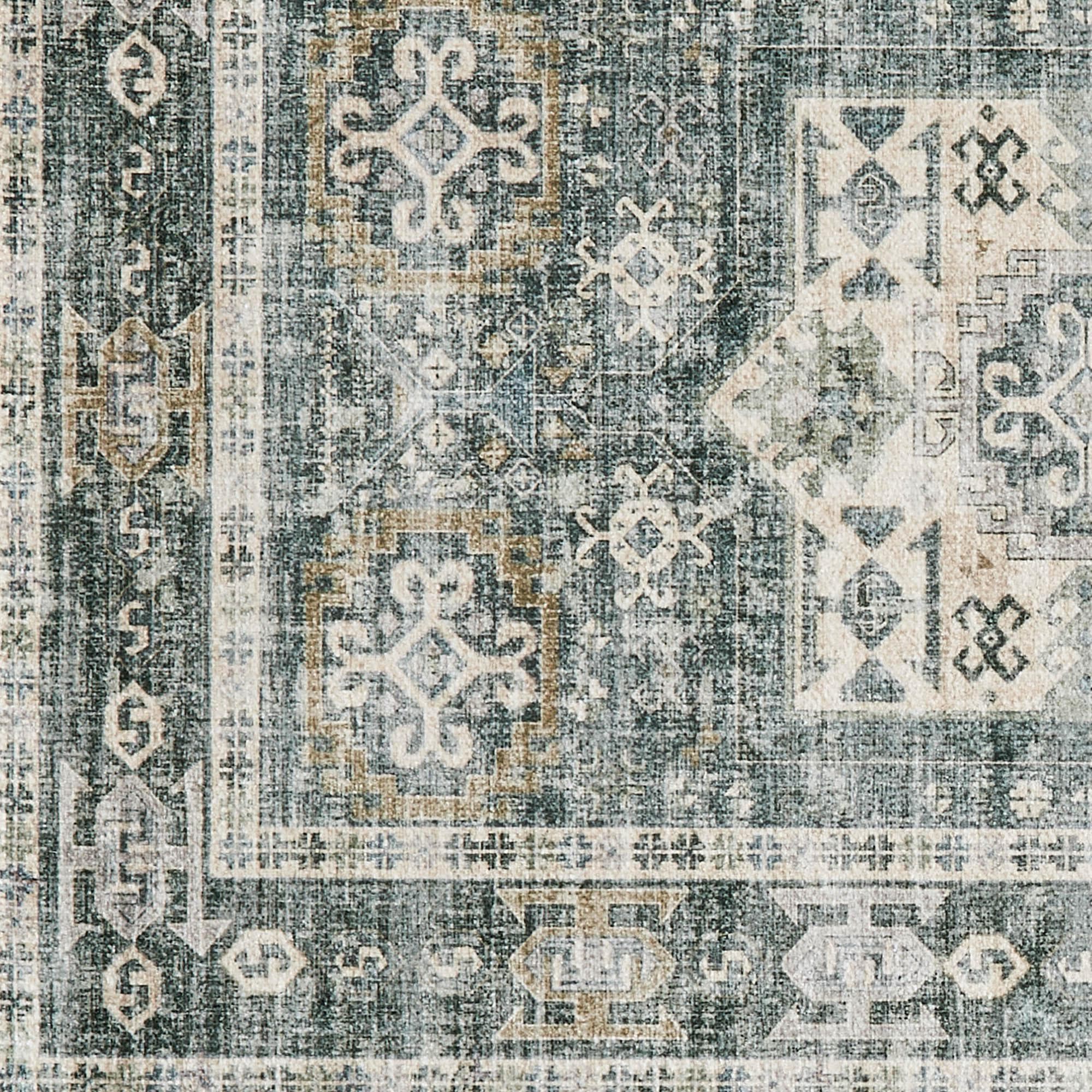 Medallion Machine Washable Accent Runner 24 x 7 - Nava Collection - Image 5