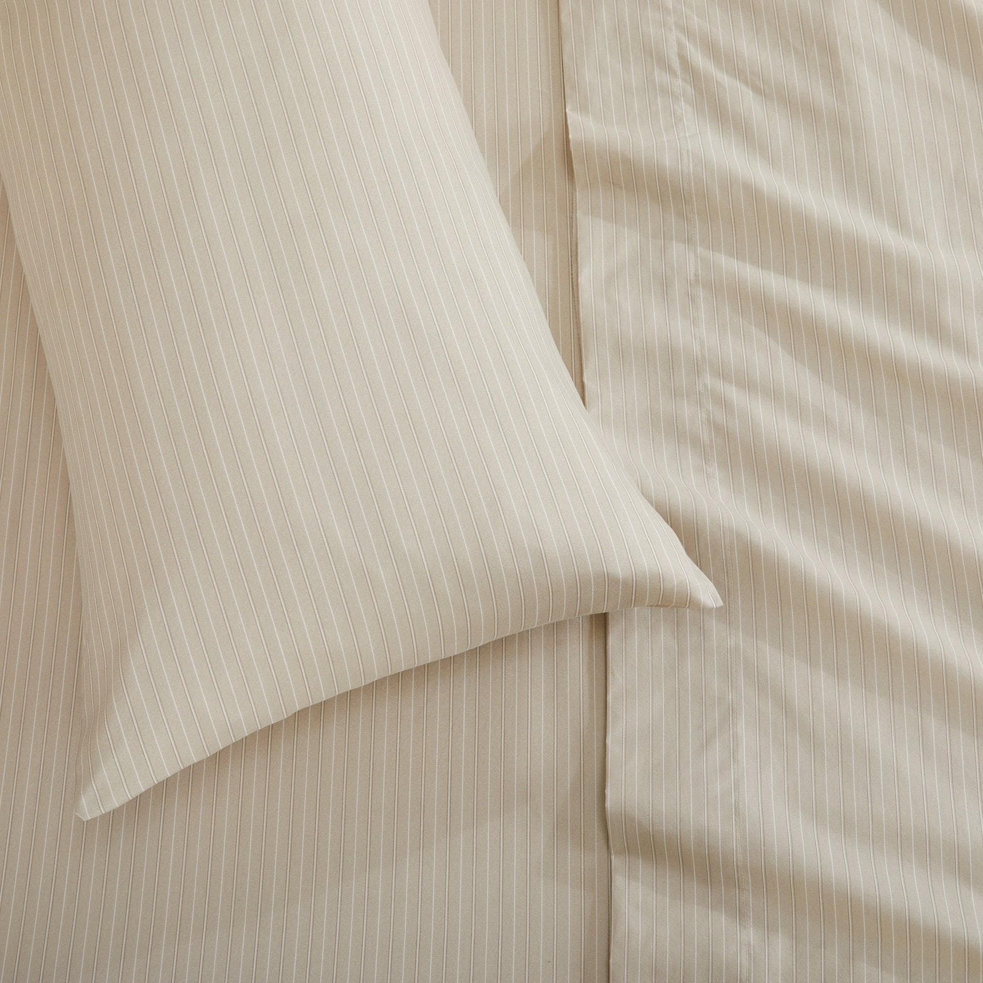 Microfiber Stripe Sheet Set - Adeline Collection - Image 16