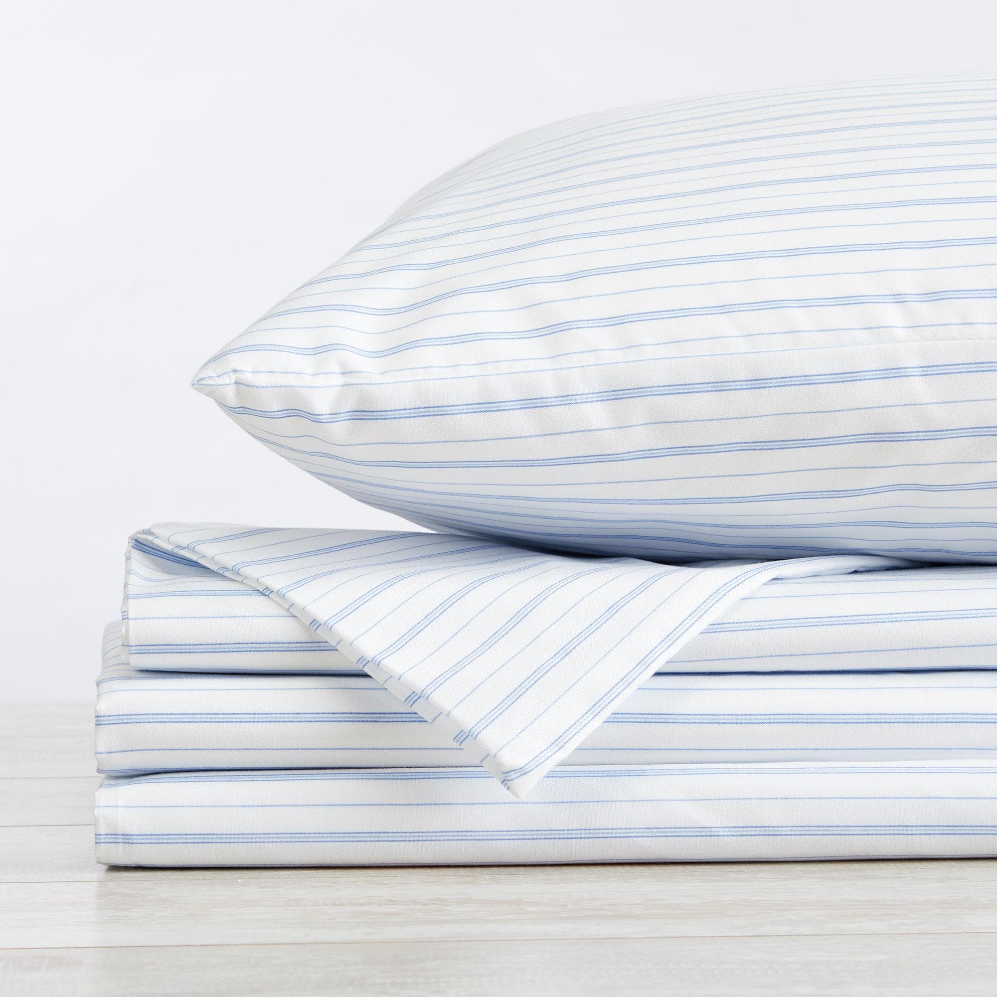Microfiber Stripe Sheet Set - Adeline Collection - Image 5