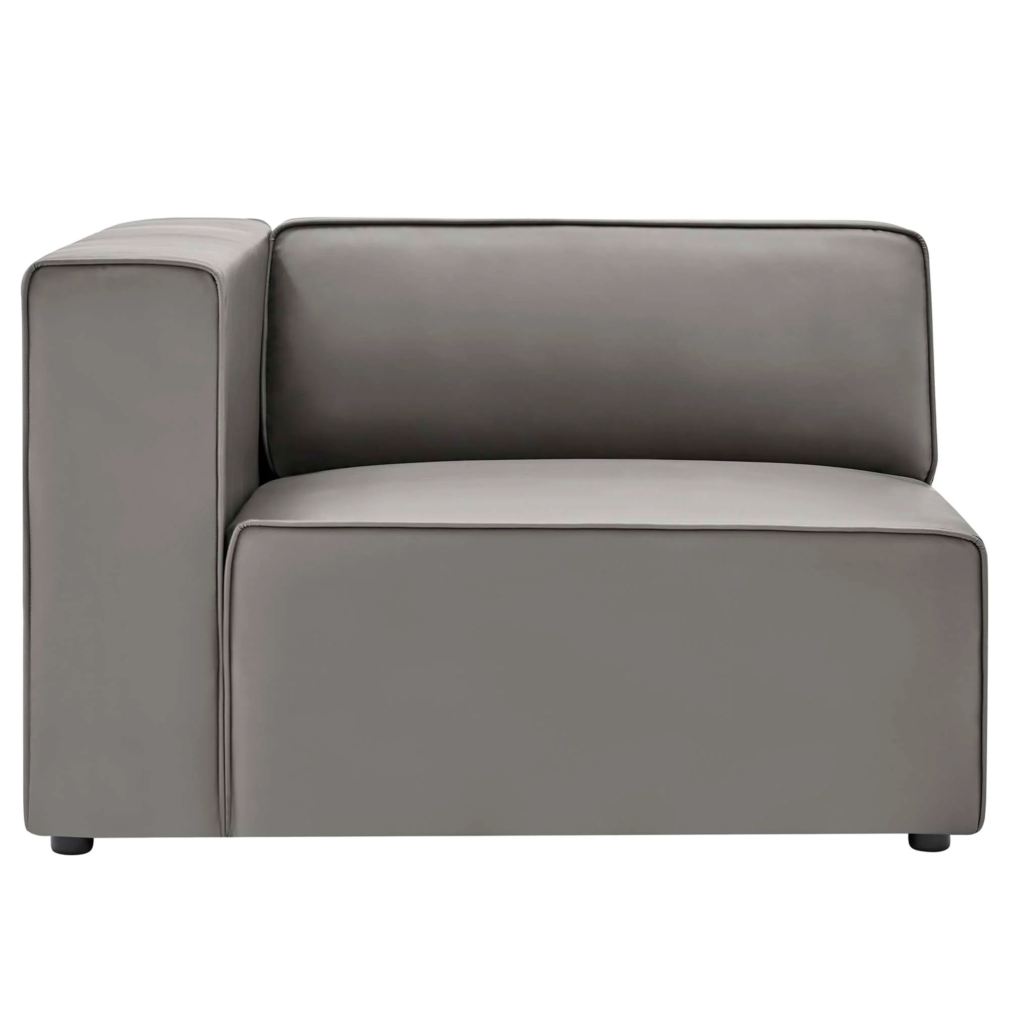Mingle Vegan Leather Left-Arm Chair by Modway - Image 17