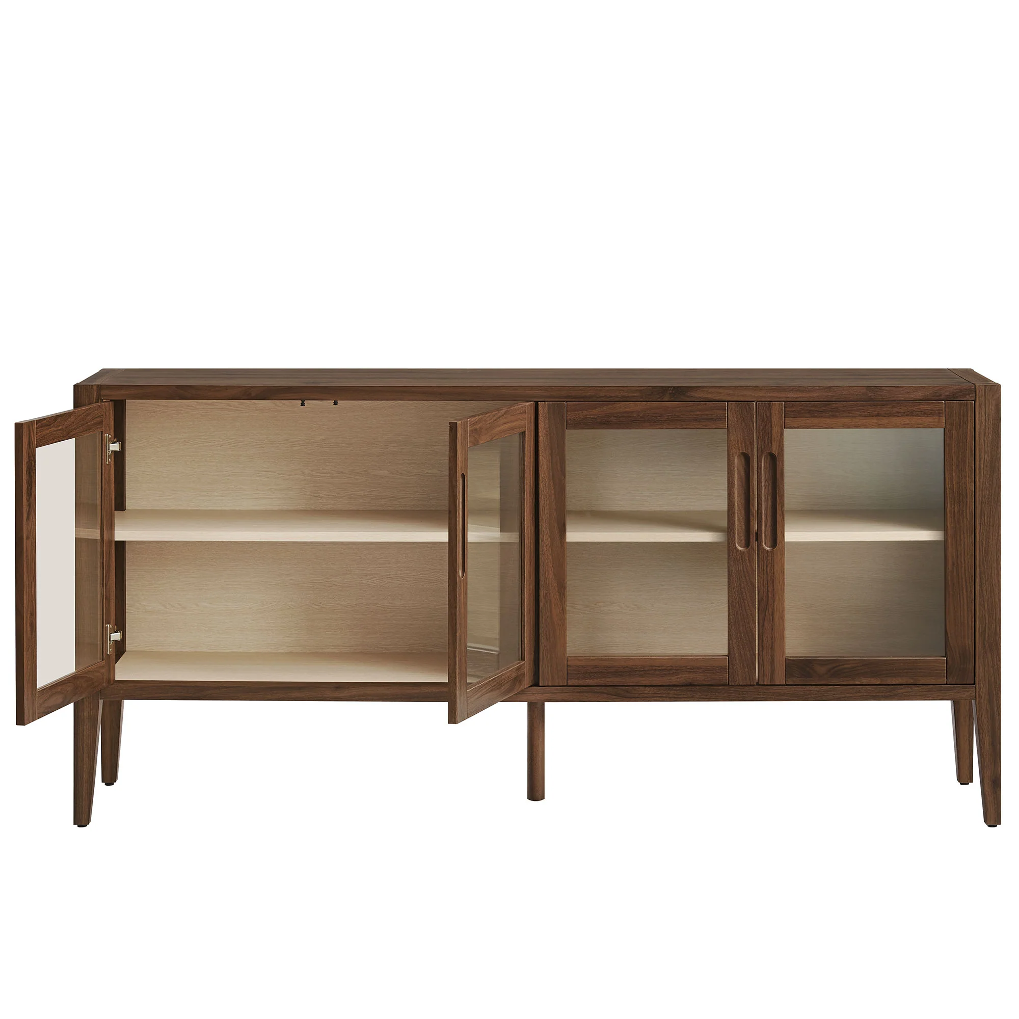 Nell 72" Glass Door Sideboard Storage Display Cabinet by Modway - Image 6
