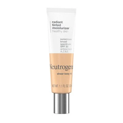 Neutrogena Healthy Skin Radiant Tinted Facial Lightweight Moisturizer with Vitamins A, C, & E, SPF 25 Sheer Fair 20 - Image 2