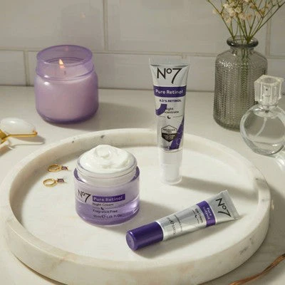 No7 Pure Retinol Night Repair Cream 1.69 fl oz - Imperfect Box - Image 8
