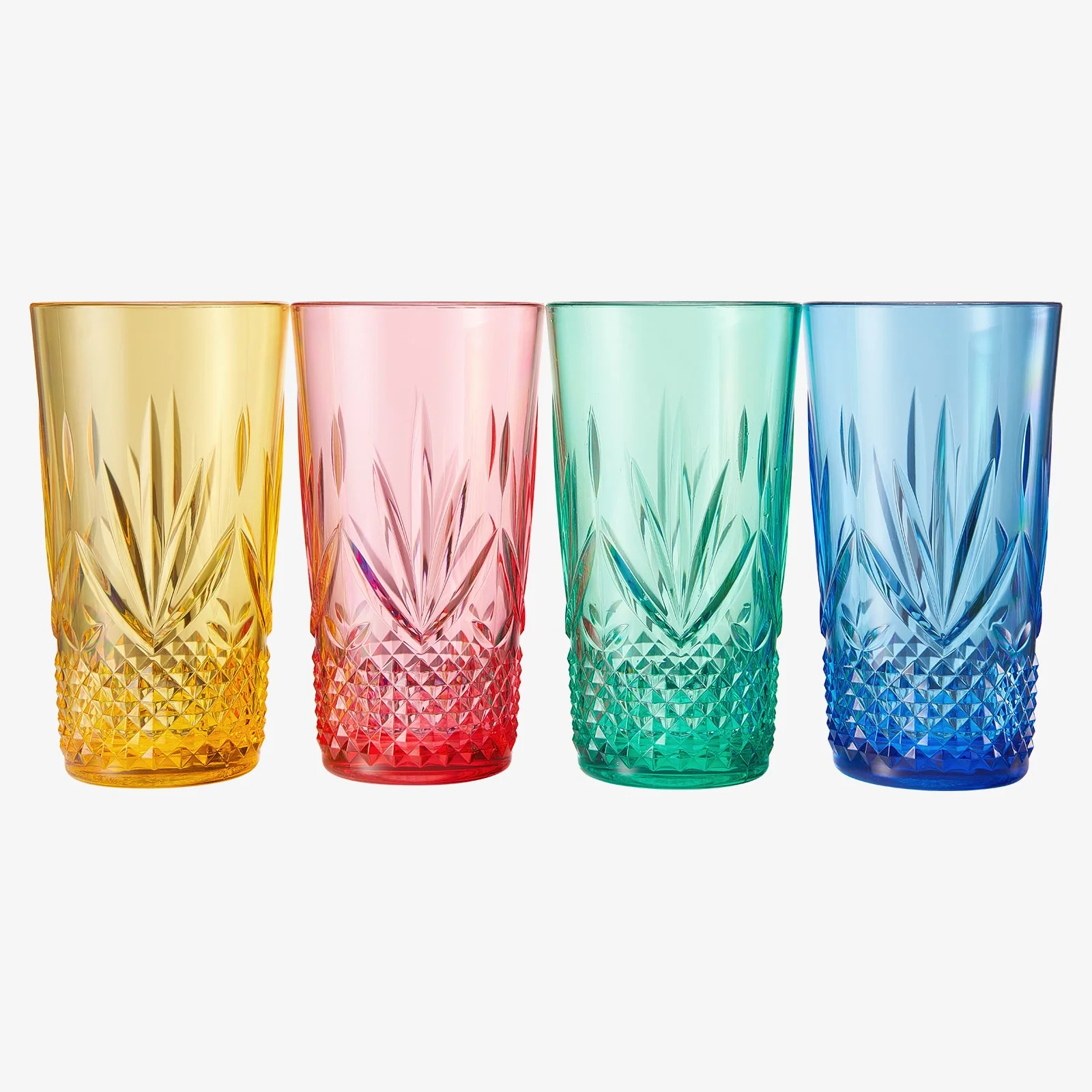 Onix Acrylic Crystal Highball Glassware, Set of 4 - Image 3