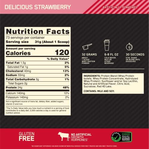 Optimum Nutrition Gold Standard 100% Whey Protein Powder - Image 72