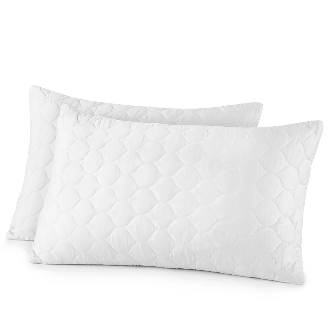 Organic Cotton Quilted Pillow Protectors - Image 8