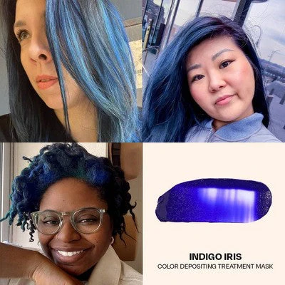 Overtone Indigo Iris Semi-Permanent Blue Hair Dye & Conditioner - Image 5